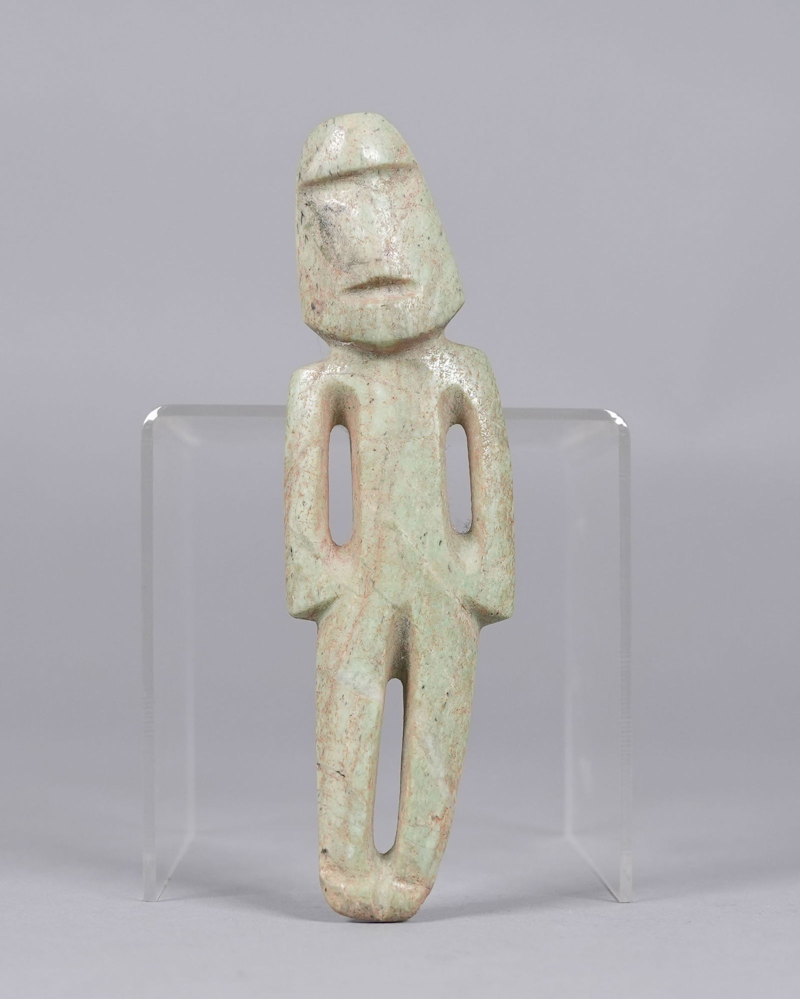 2 Important Olmec man beast figure - 4