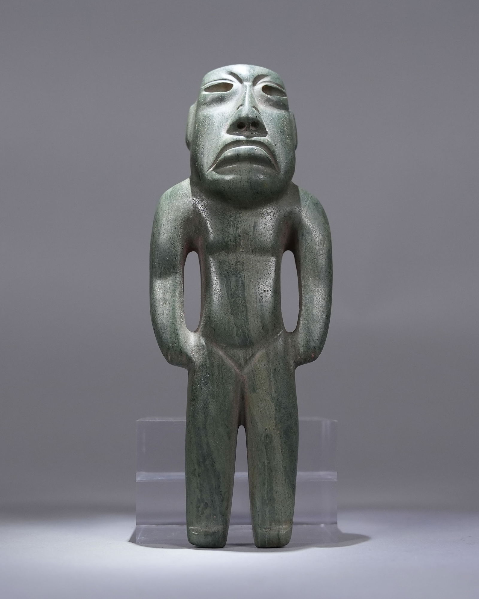 Important Pre-Columbian Olmec standing figure (1 of 7)