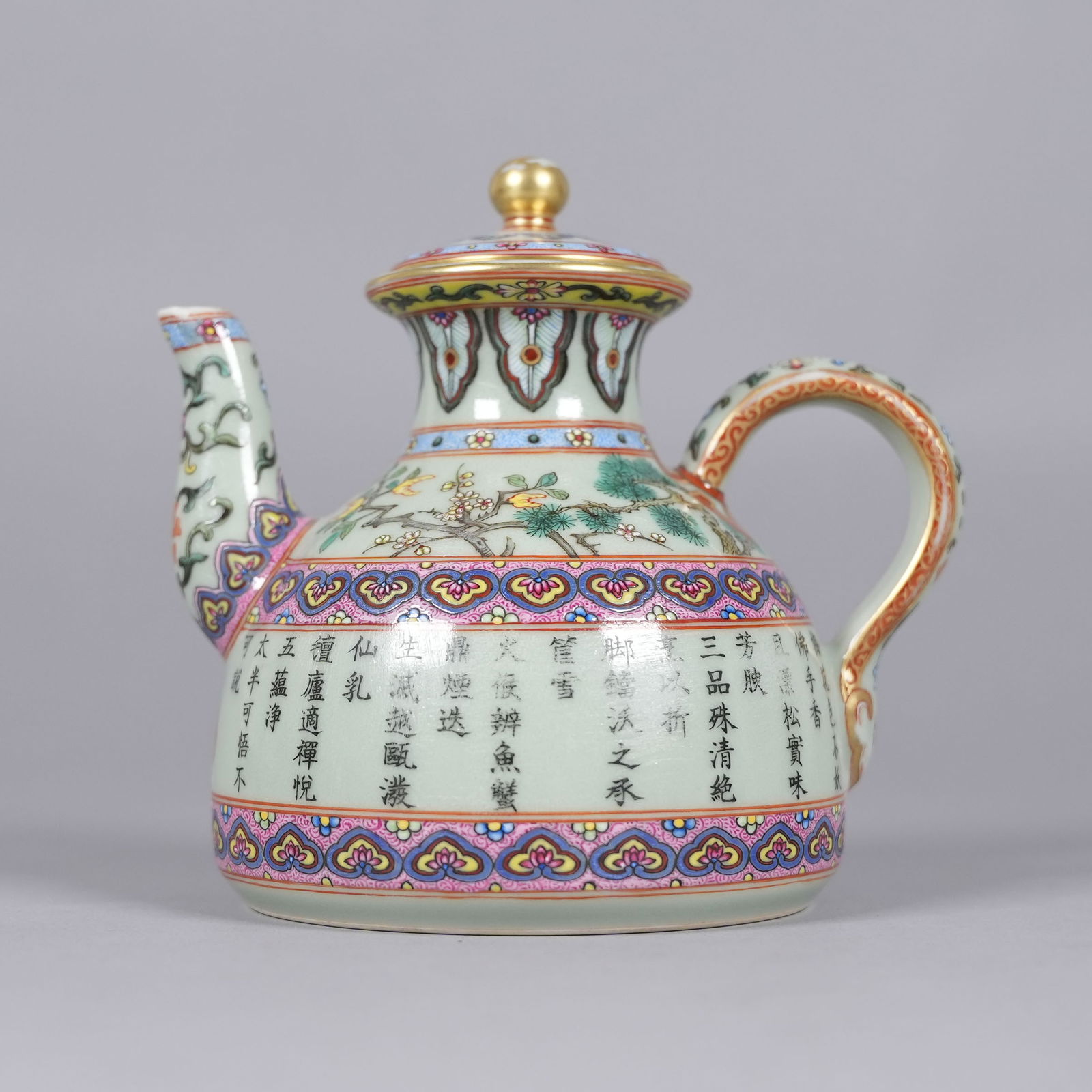 Chinese fine teapot with container - 3