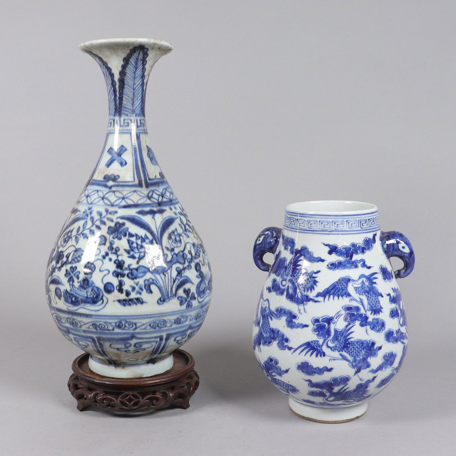 Lots Chinese b/w vase (1 of 7)