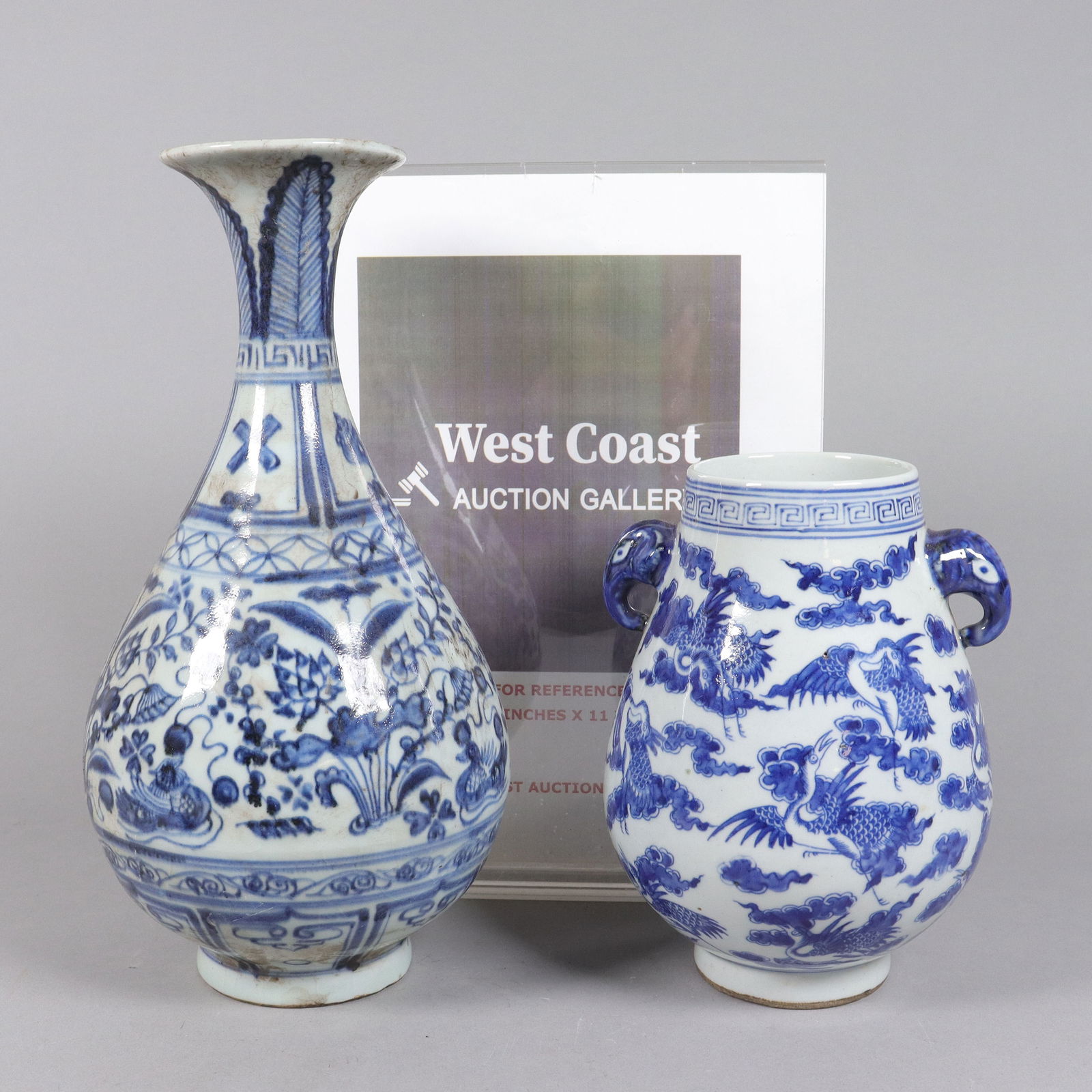 Lots Chinese b/w vase - 2