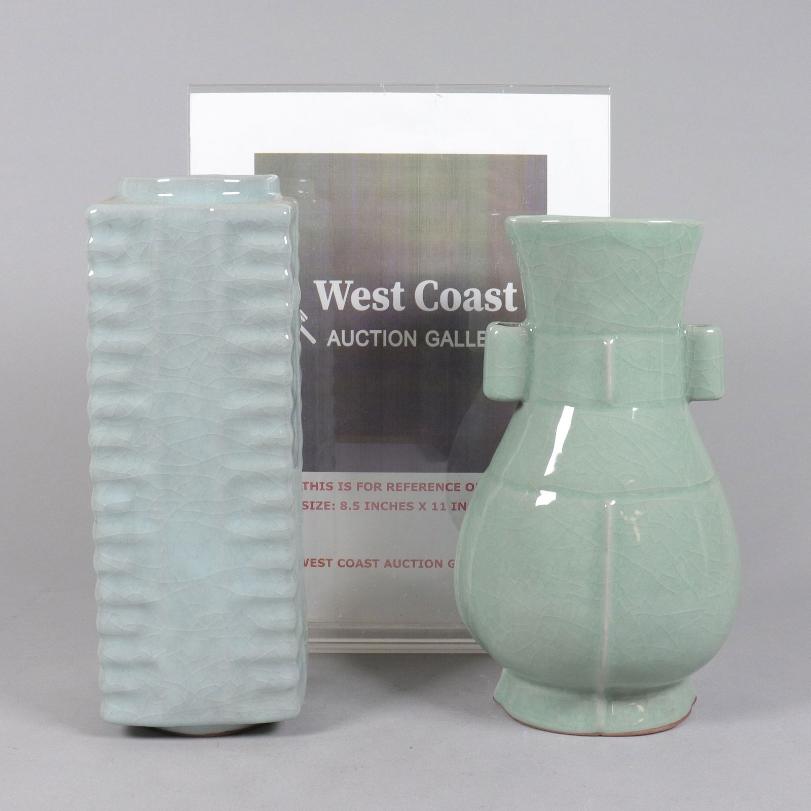 2 Chinese celadon vase - 2