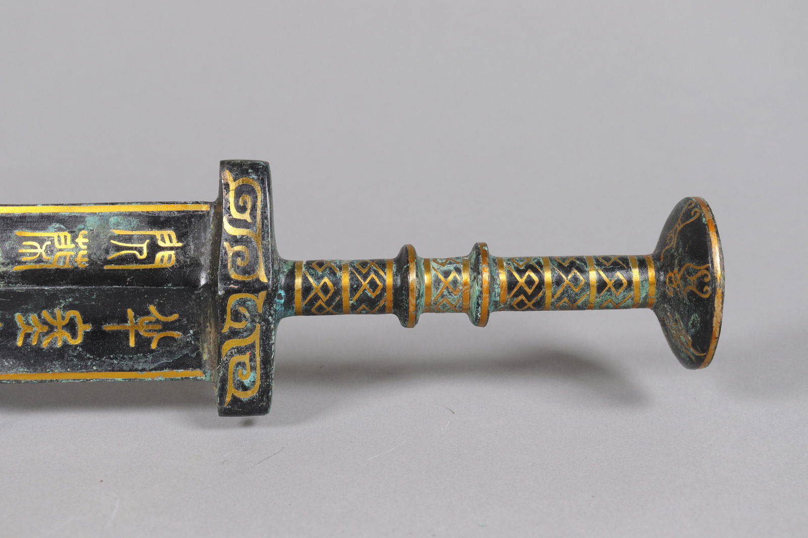 Chinese gilted bronze sword - 3