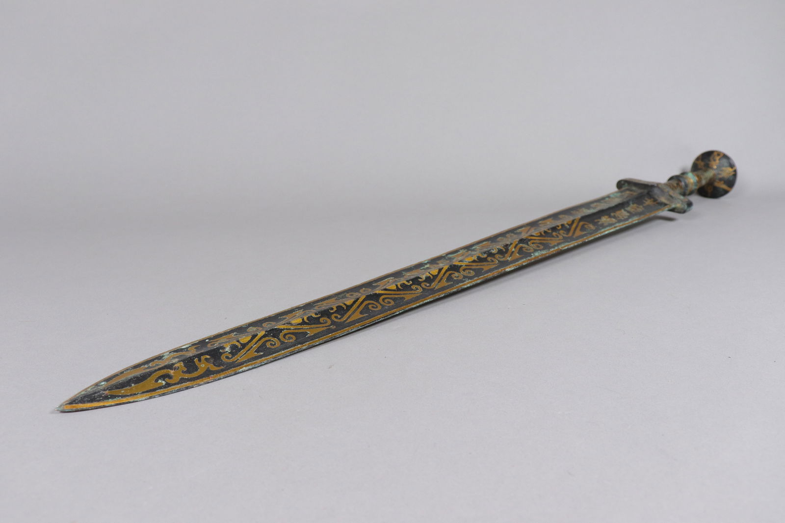 Chinese gilted bronze sword - 5