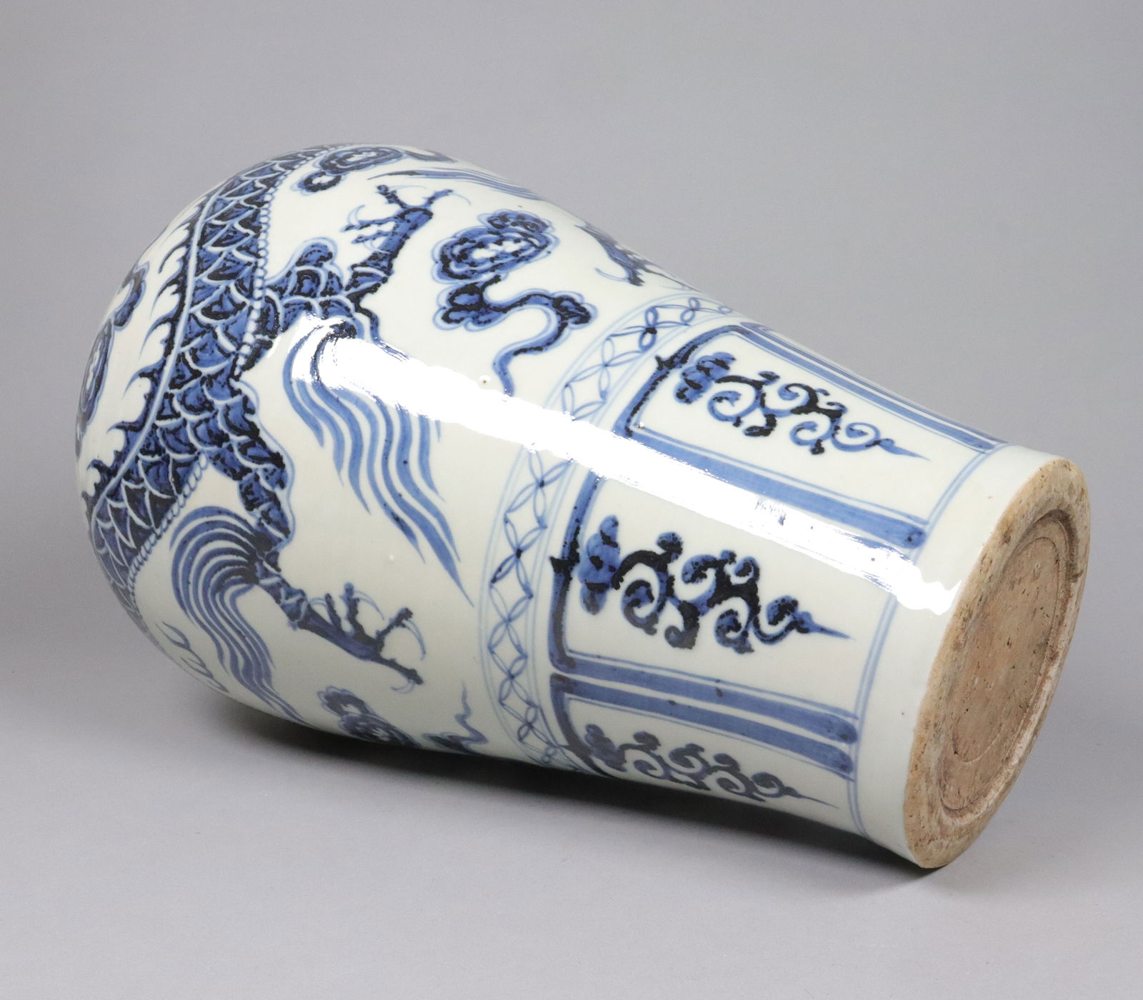 2 Chinese fine b/w vase - 6