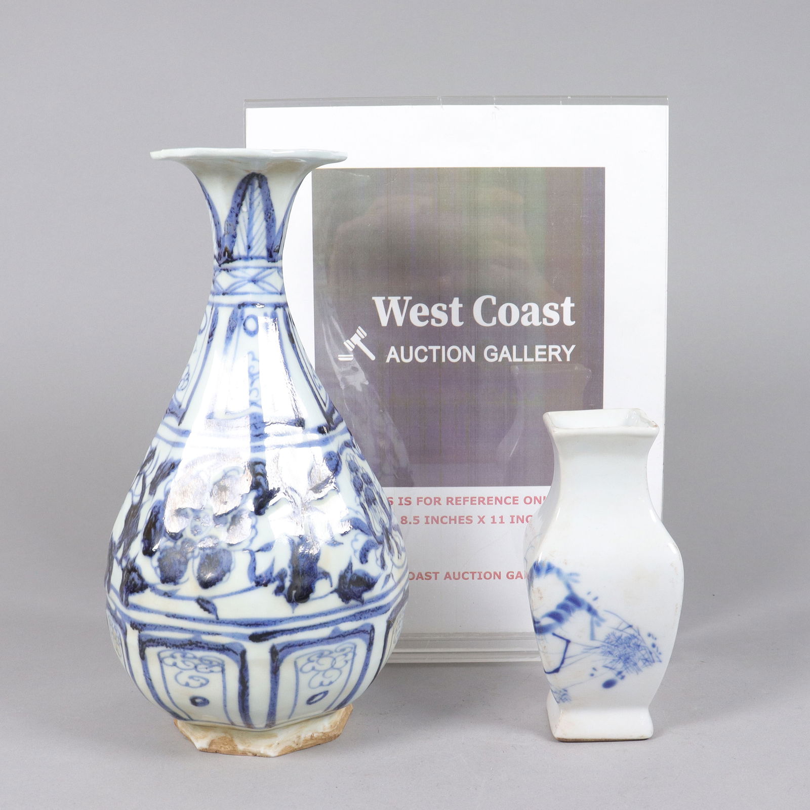 Lots Chinese b/w vase - 2