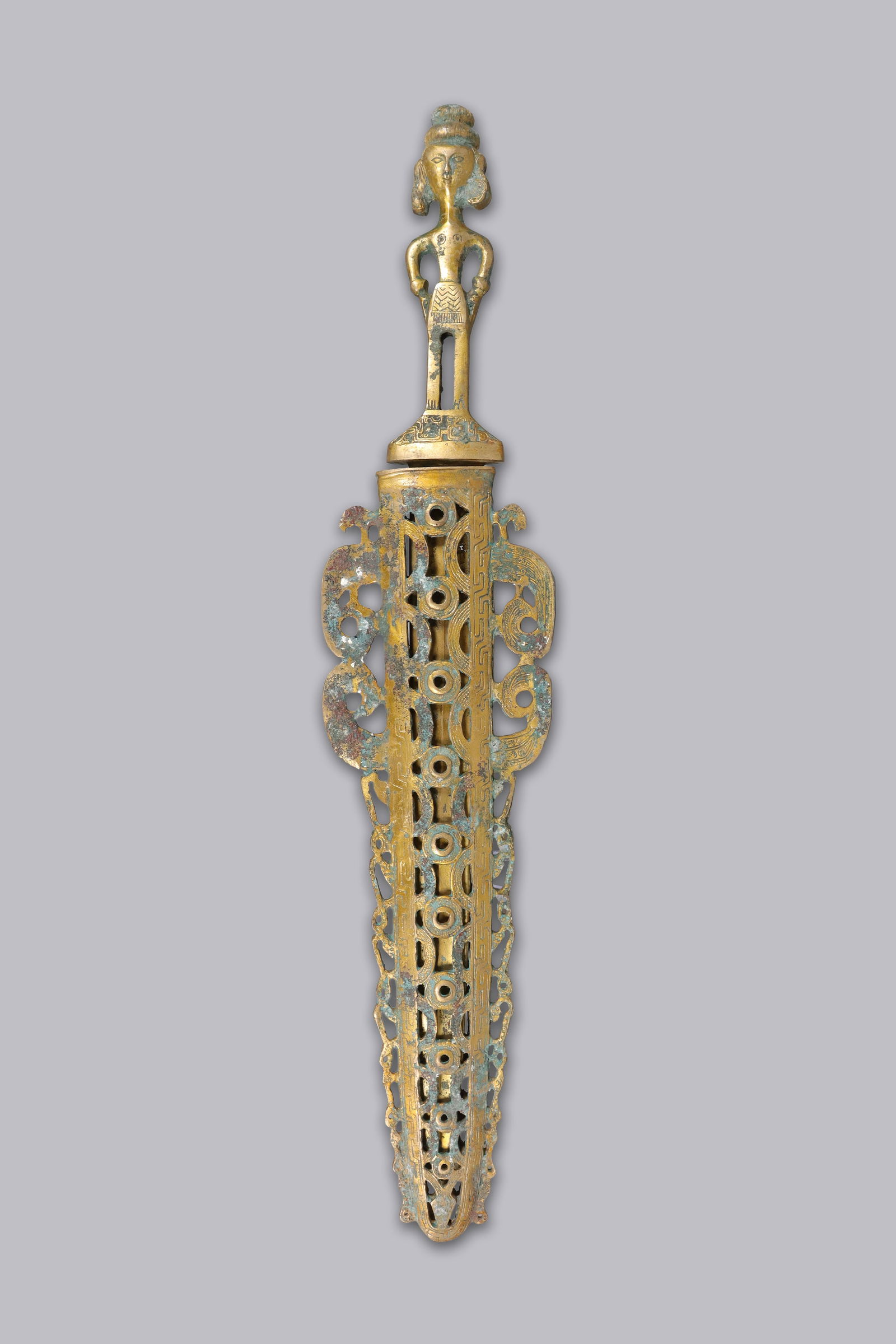 Chinese gilted bronze sword (1 of 7)
