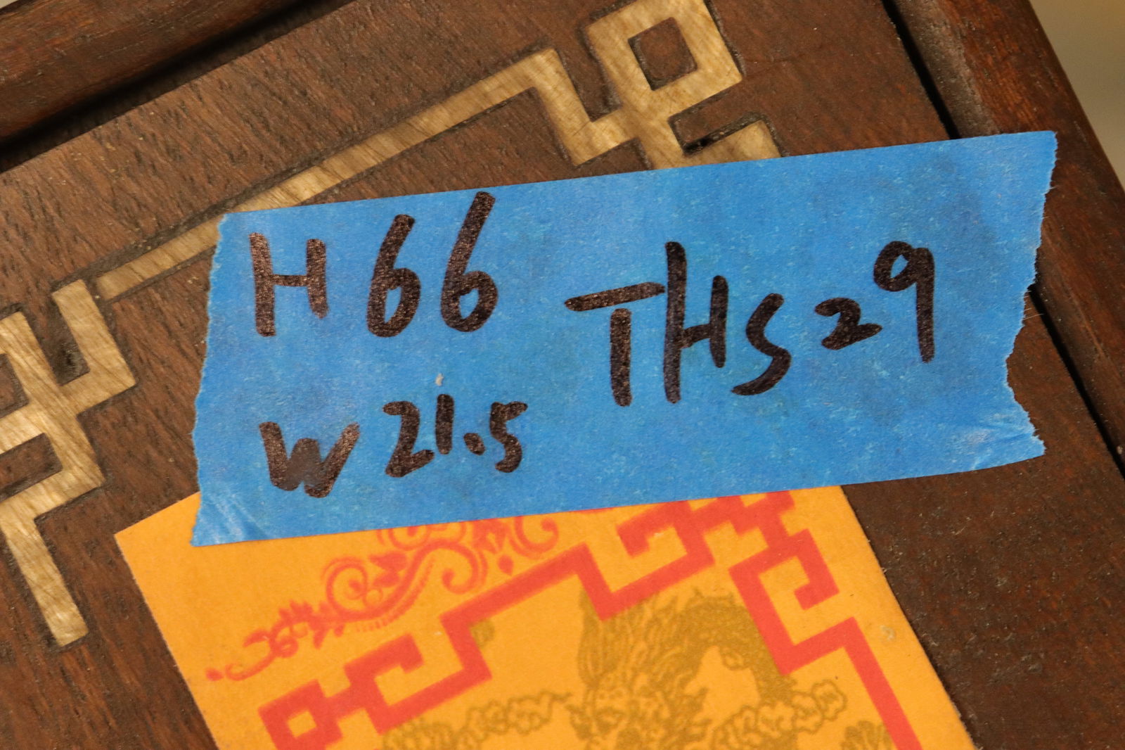 Chinese long scroll with box - 5