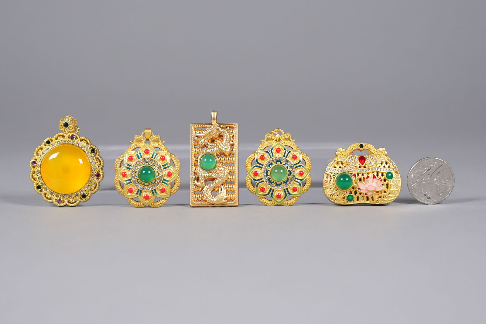 Lots Chinese gilted items - 2