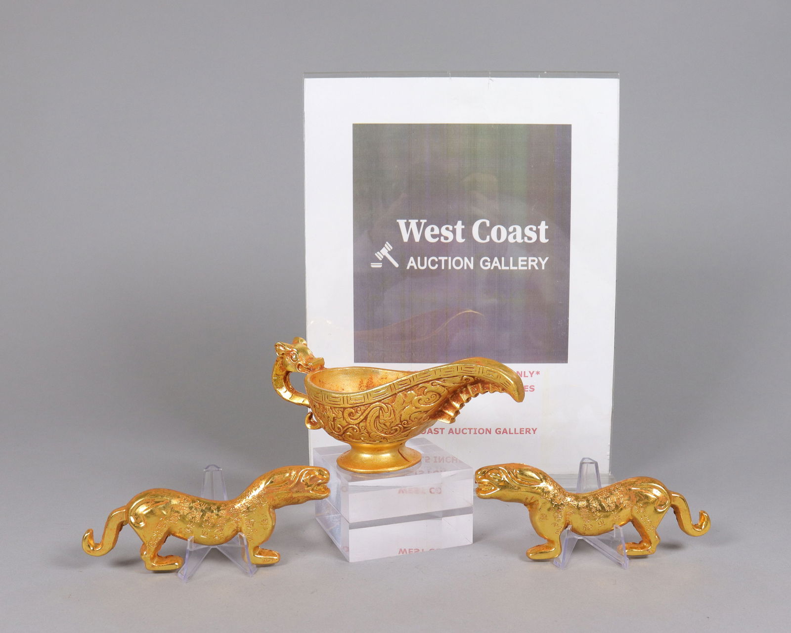 Lots Chinese gilted items - 2