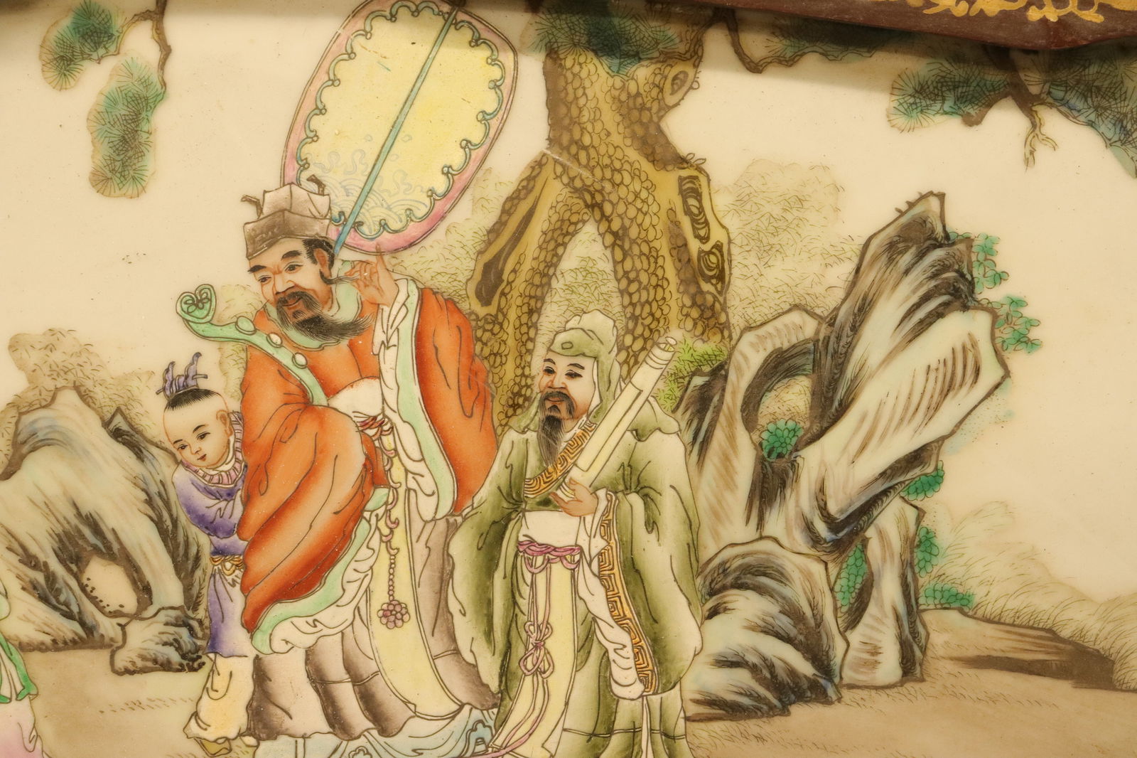 Chinese framed tile - 4