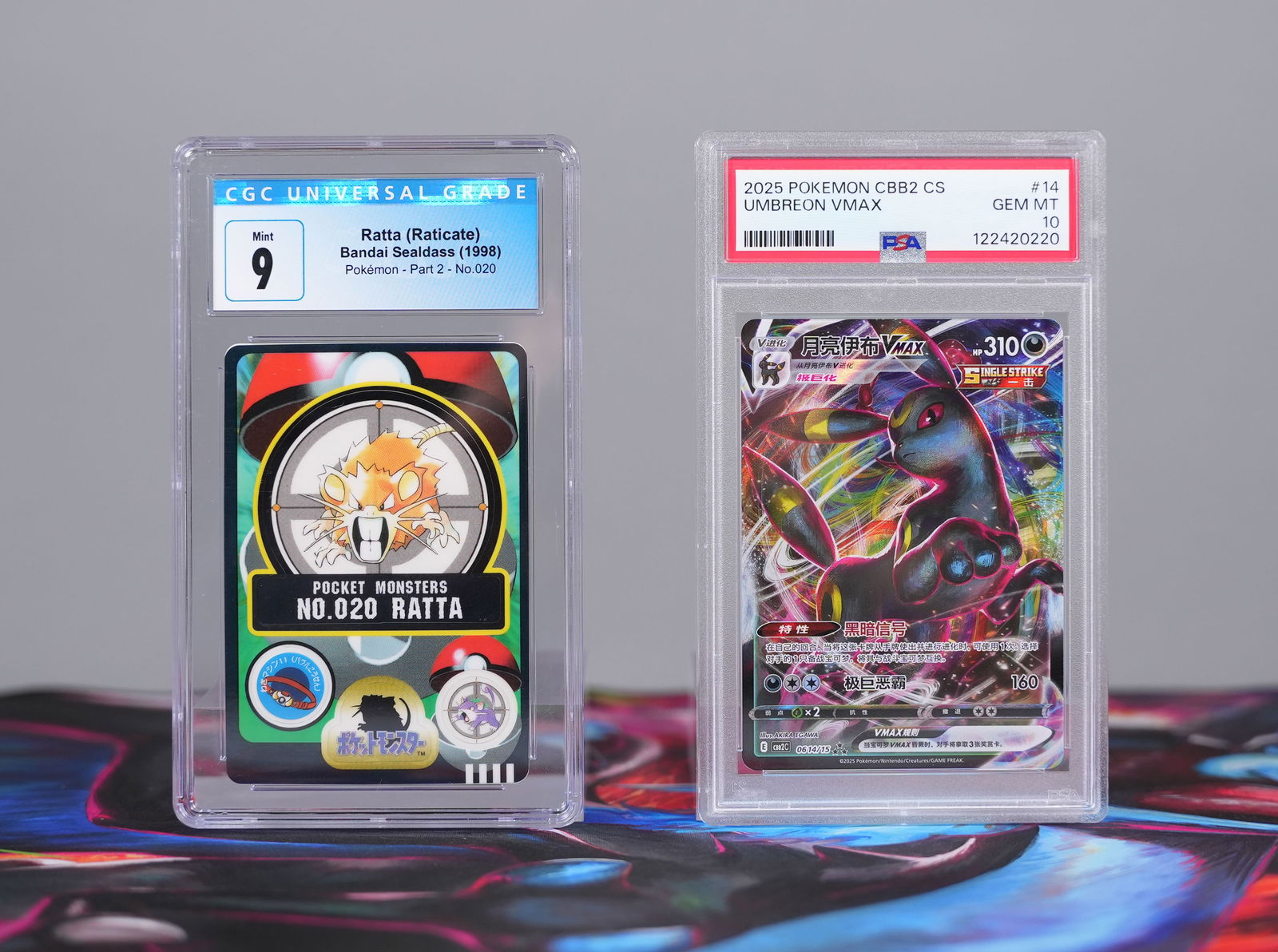 Lots graded Pokemon cards: Lots graded Pokemon cards.