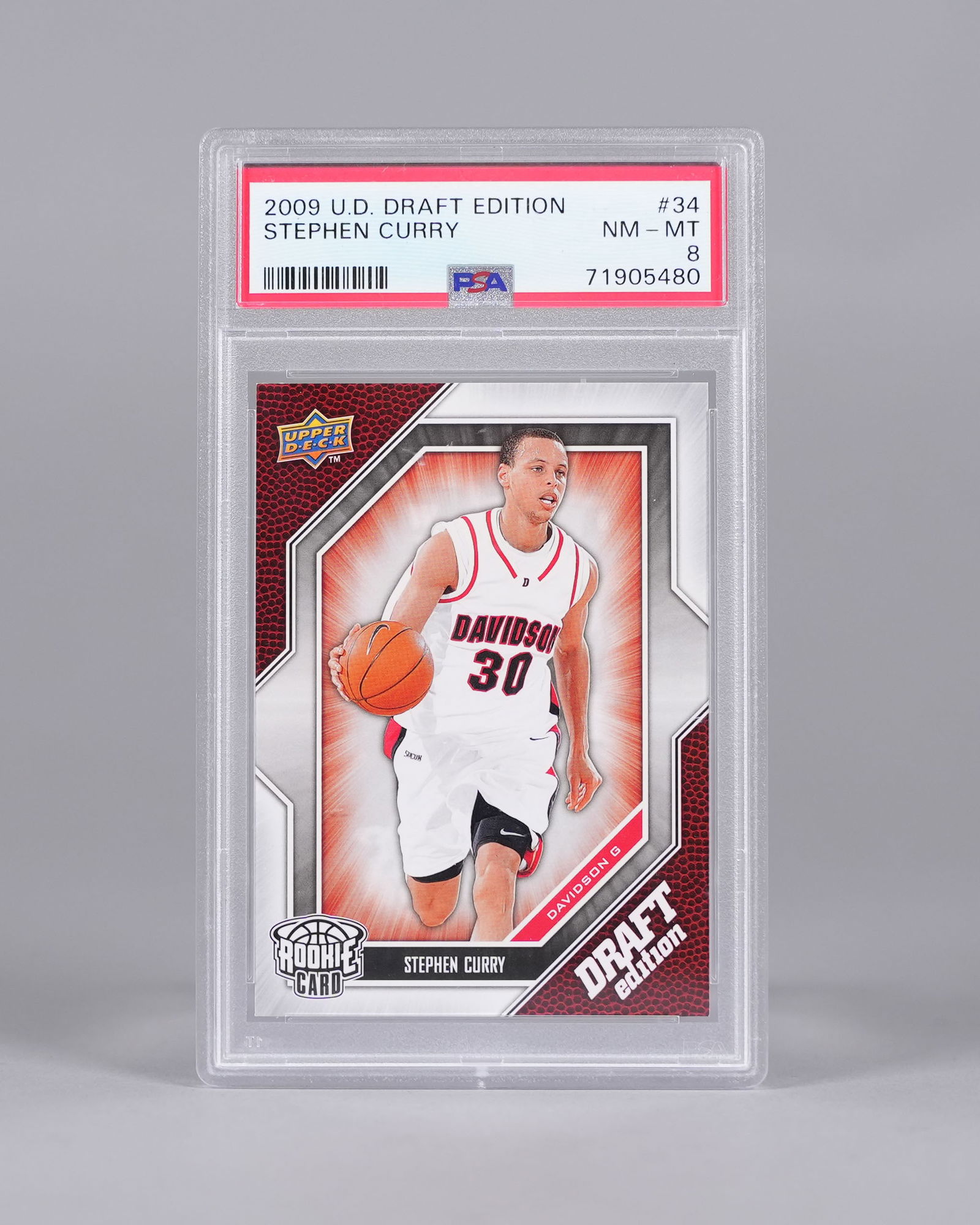 2009 Steph Curry rookie card PSA 8 (1 of 5)