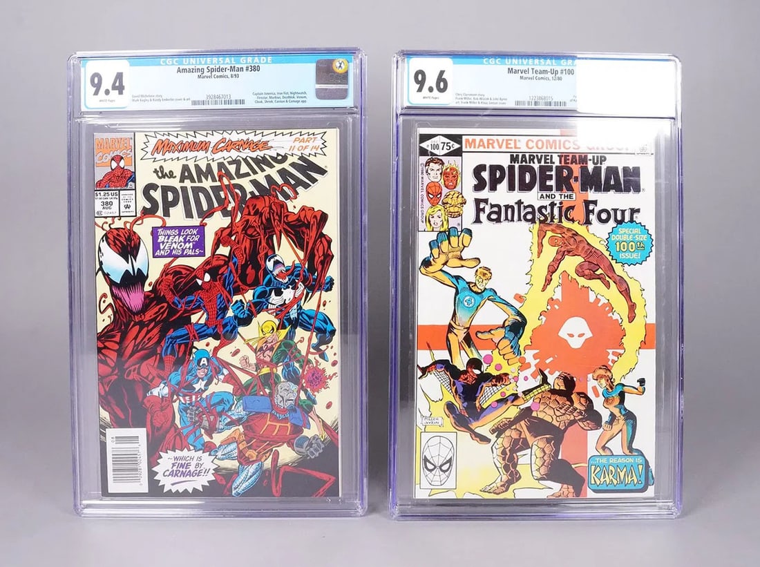 Lots Spiderman comics CGC: Lots Spiderman comics, CGC graded.