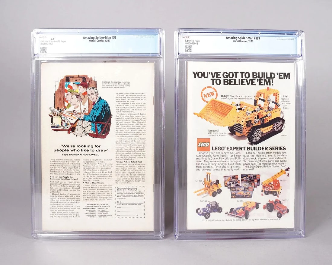 Lots Spiderman comics CGC - 5