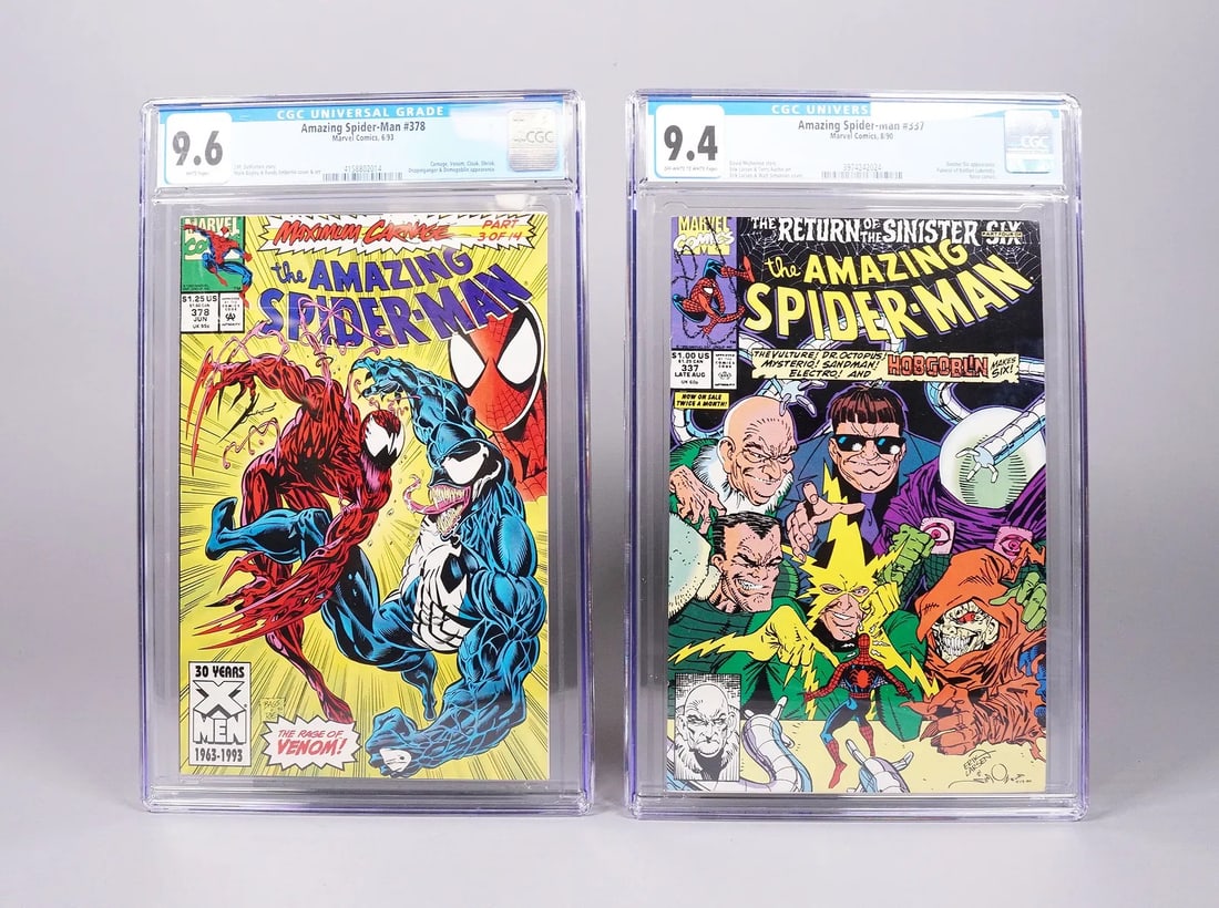 Lots Spiderman comics CGC: Lots Spiderman comics, CGC graded.