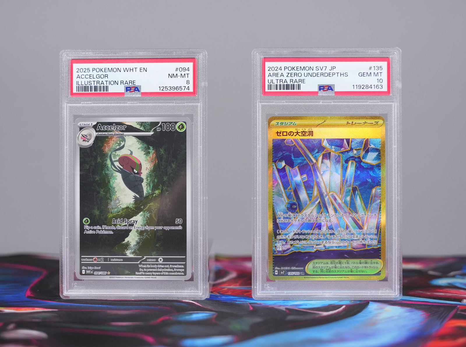 Lots Pokemon cards PSA graded: Lots Pokemon cards, PSA graded.