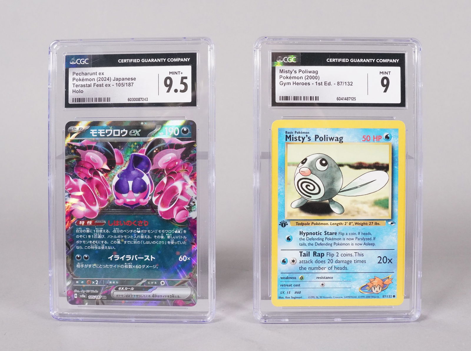 Lots Pokemon cards CGC graded: Lots Pokemon cards, CGC graded.