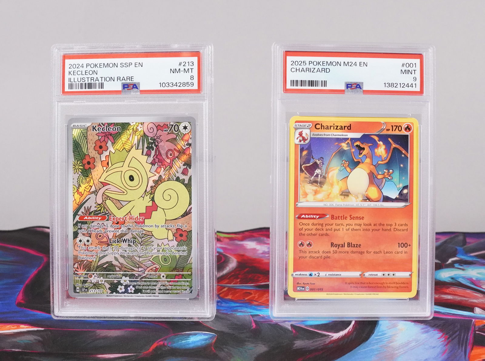 Lots Pokemon cards PSA graded: Lots Pokemon cards, PSA graded.