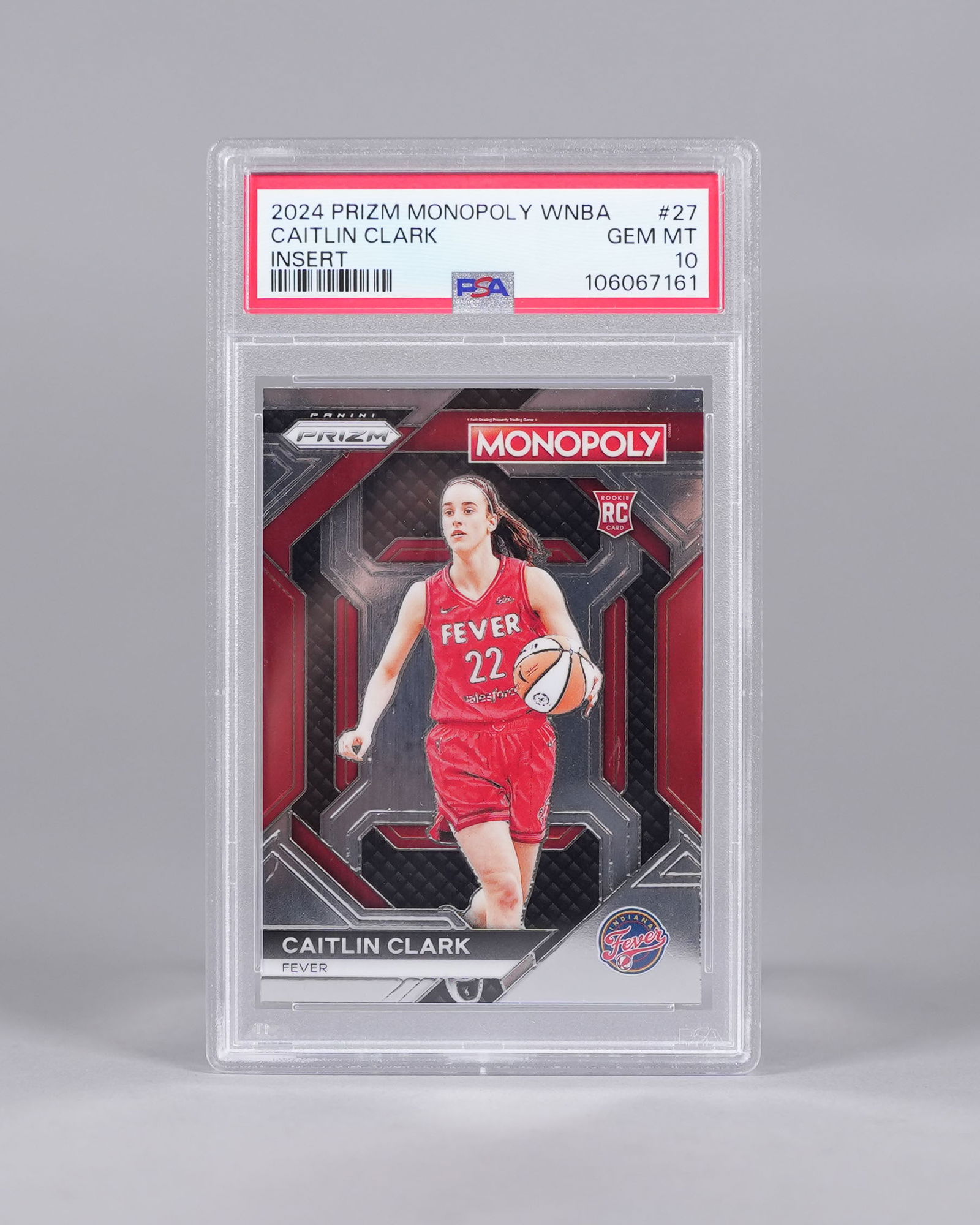 Caitlin Clark rookie card PSA 10: Caitlin Clark rookie card, PSA 10.