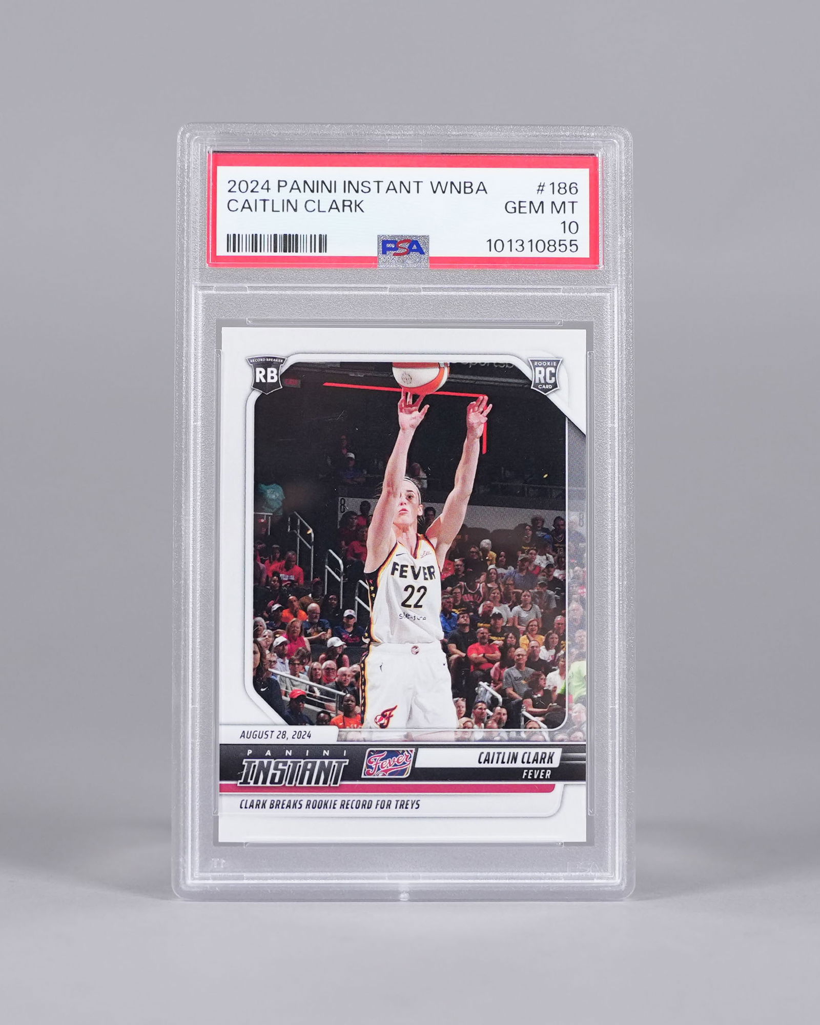 Caitlin Clark basketball card PSA 10: Caitlin Clark basketball card, PSA 10.