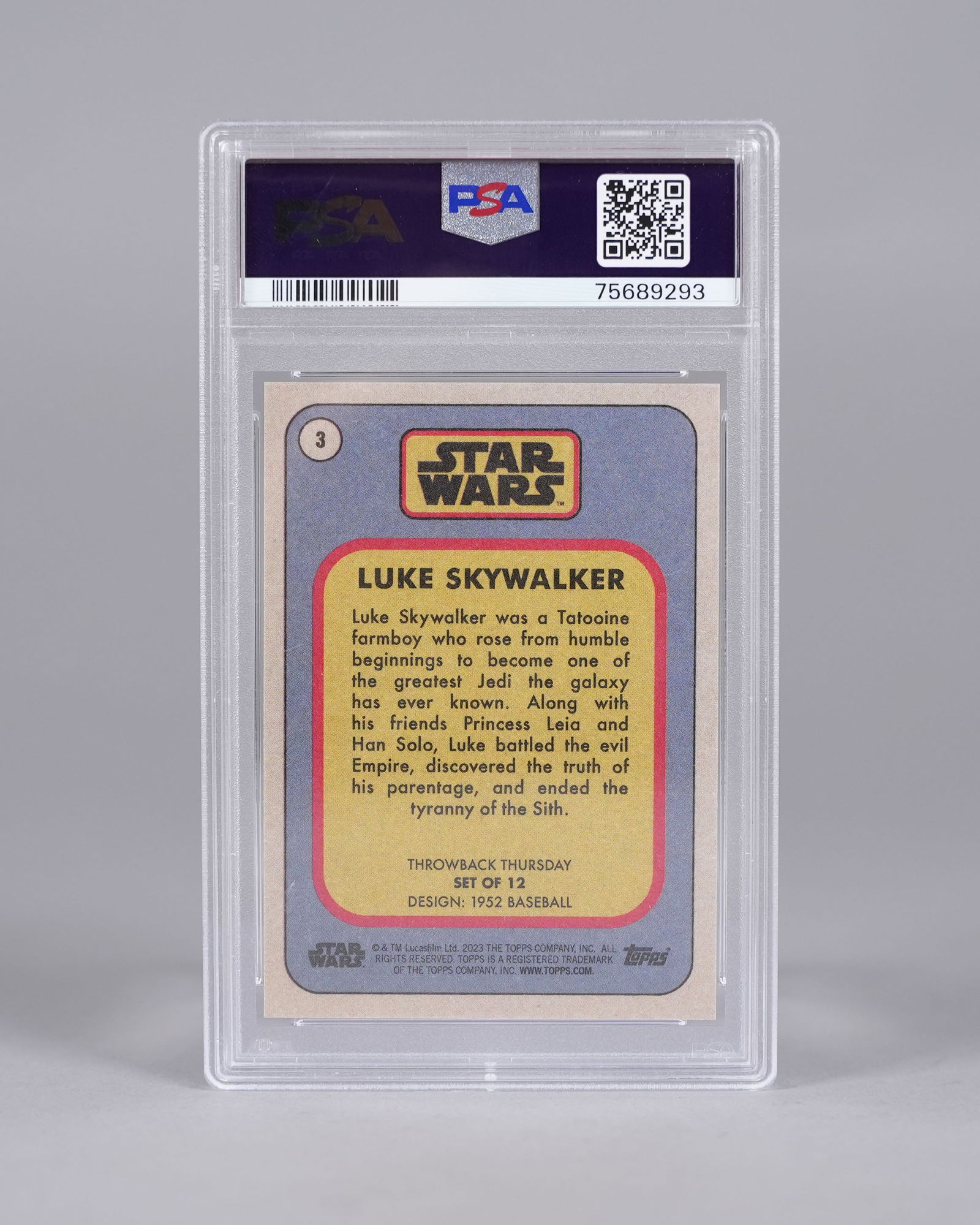 Lots Star Wars card PSA - 5