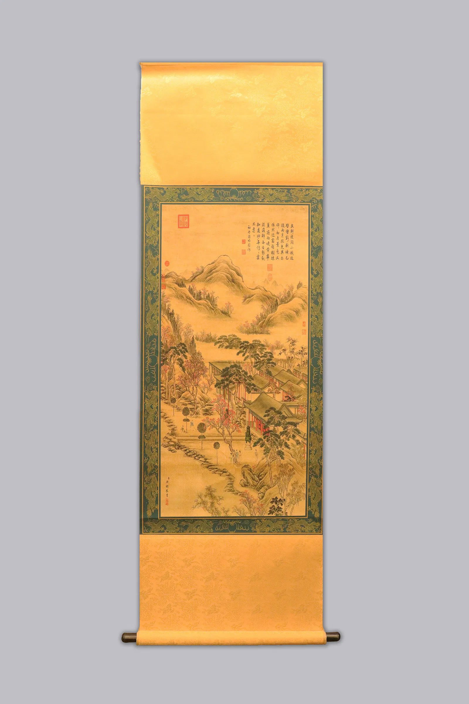 Chinese long fine scroll: Chinese long fine scroll.