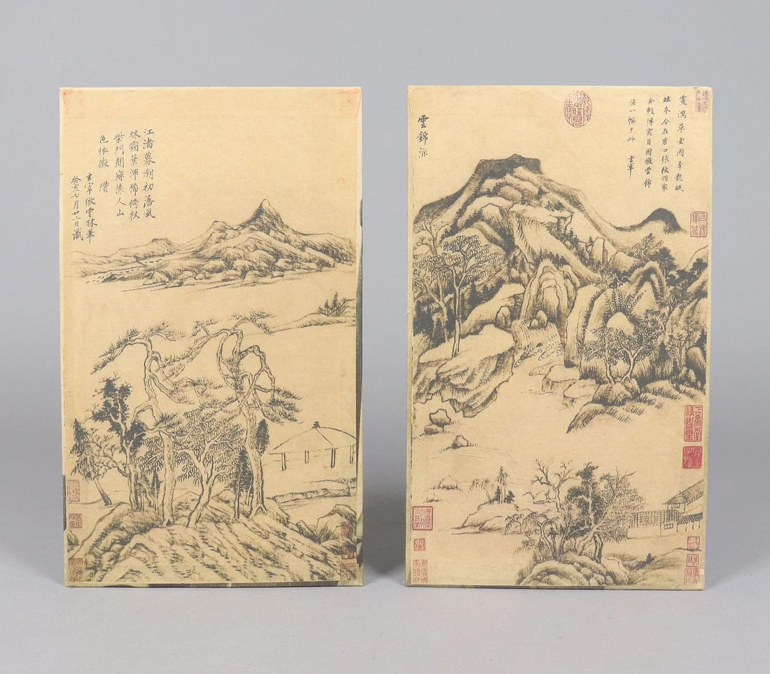 Lots Chinese art scrolls - 5