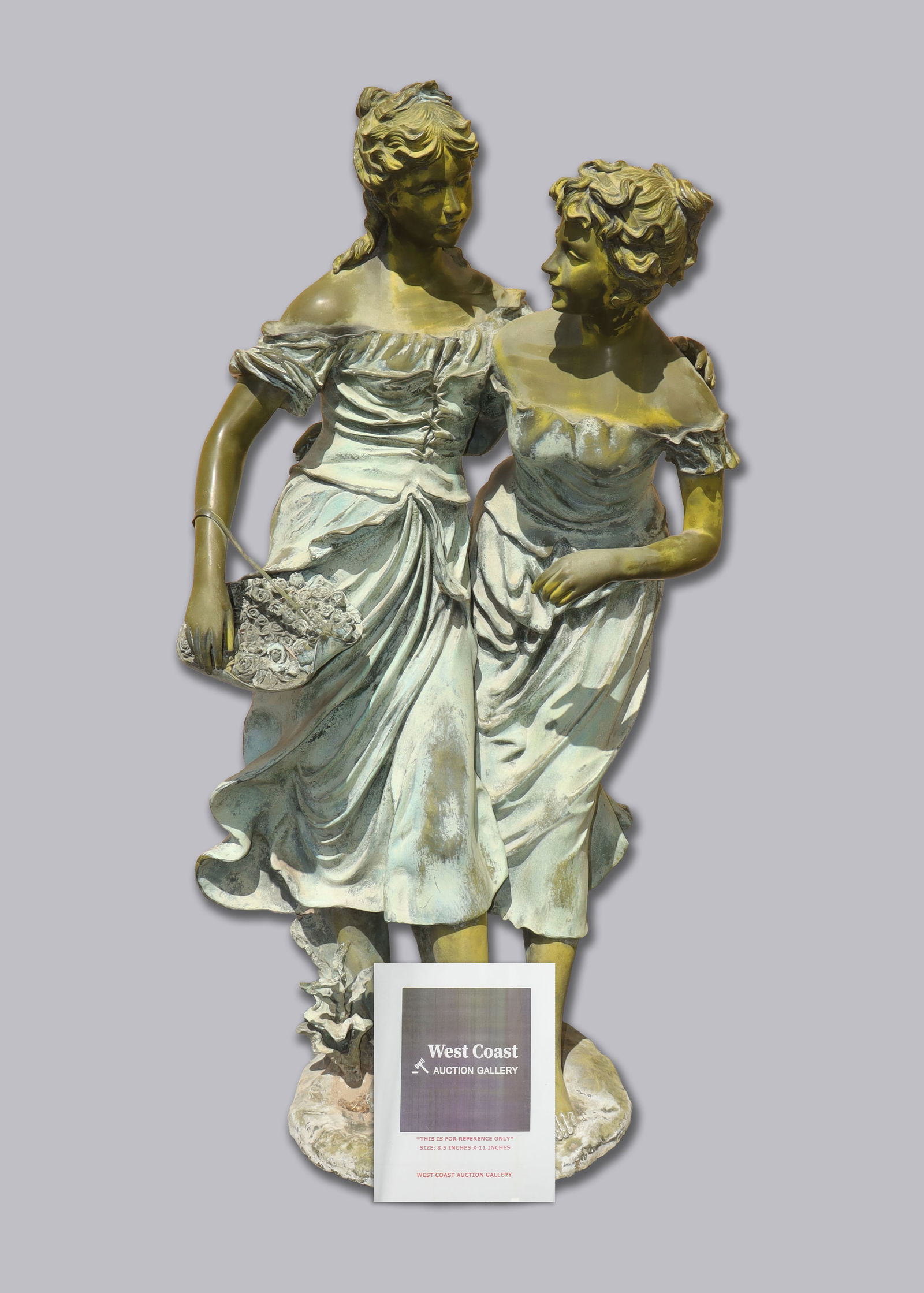 After Moreau large bronze statue - 2