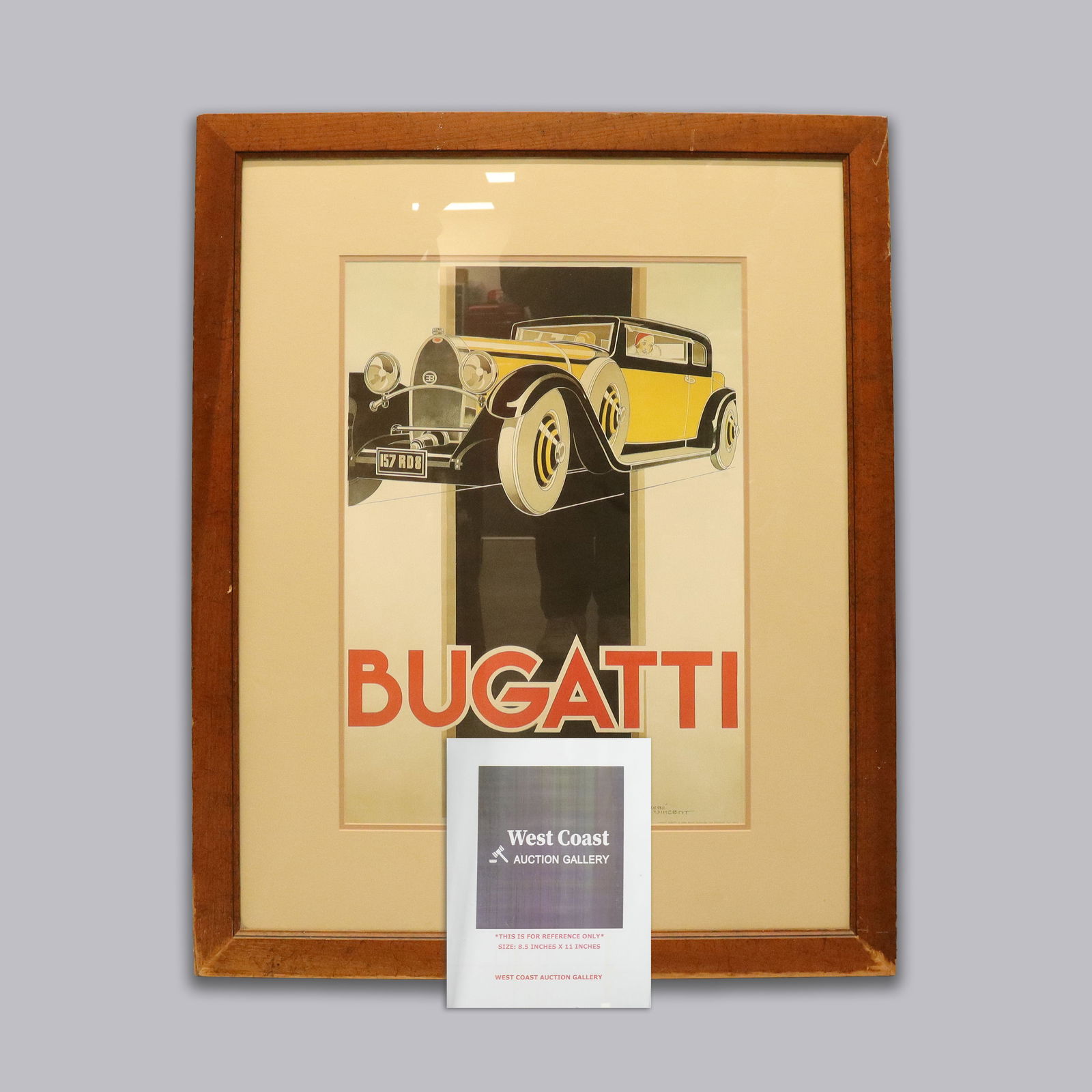 A Bugatti large wall art - 2
