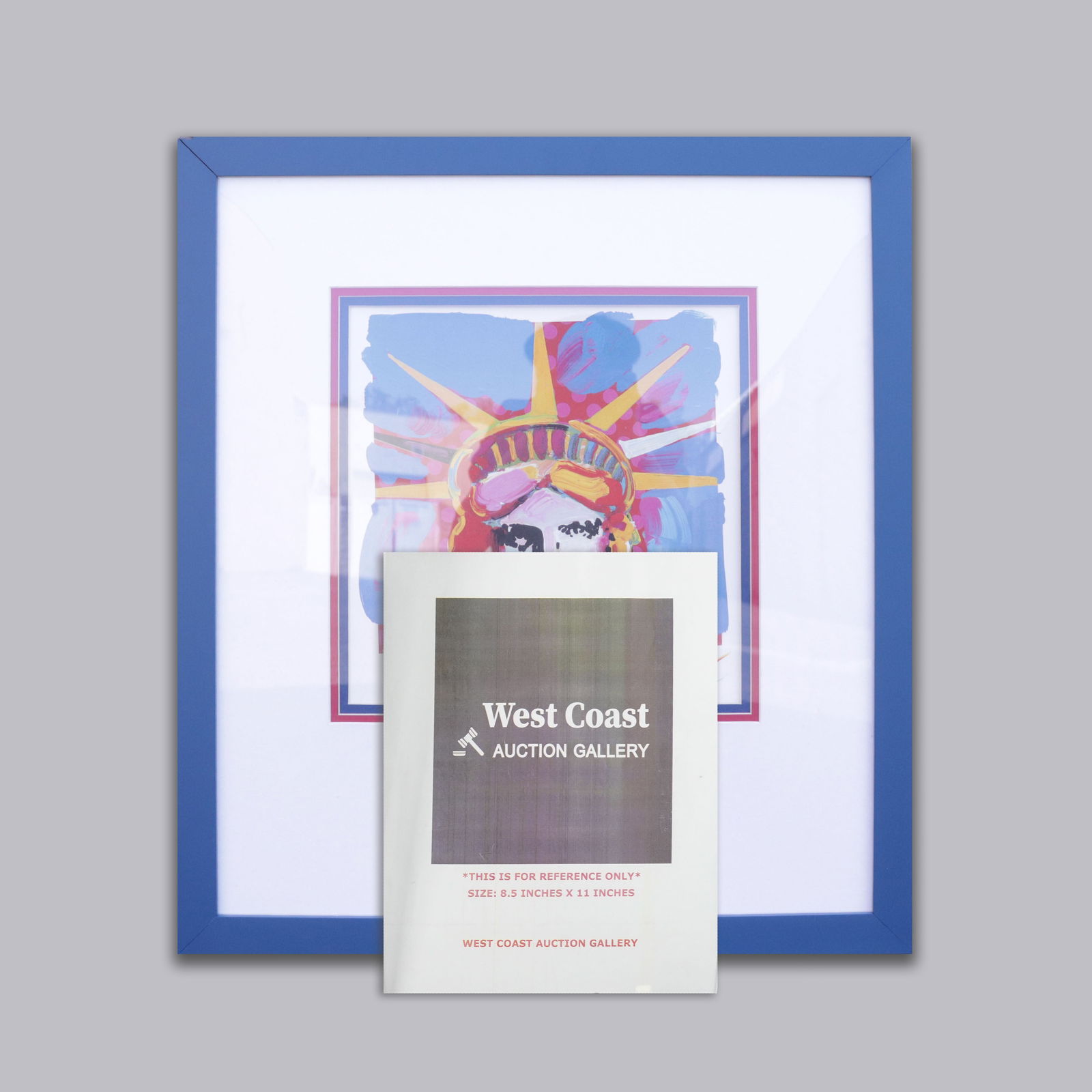 Peter Max liberty art signed - 2