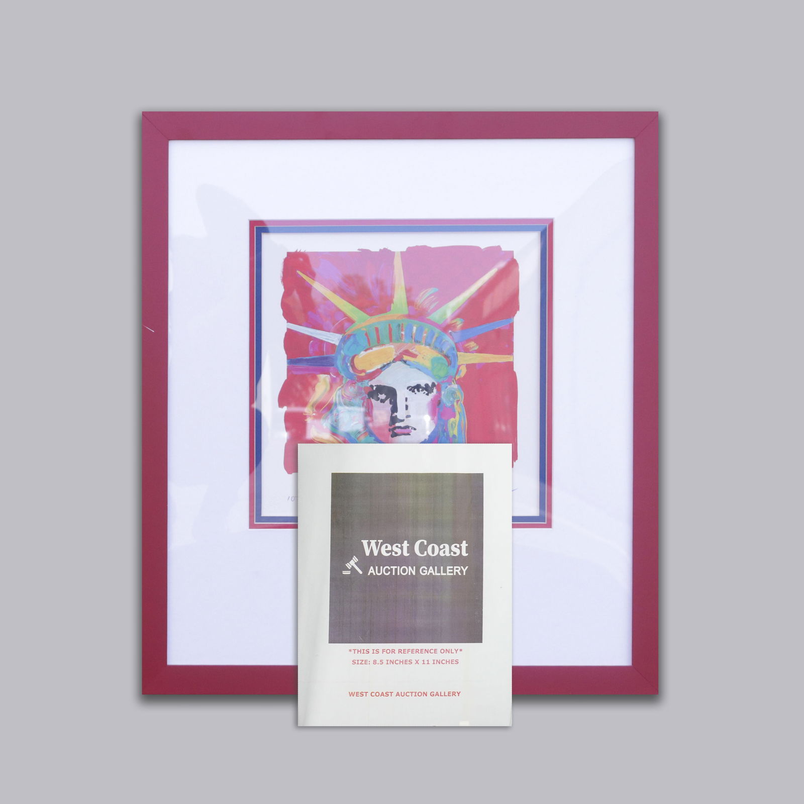 Peter Max liberty art signed - 2