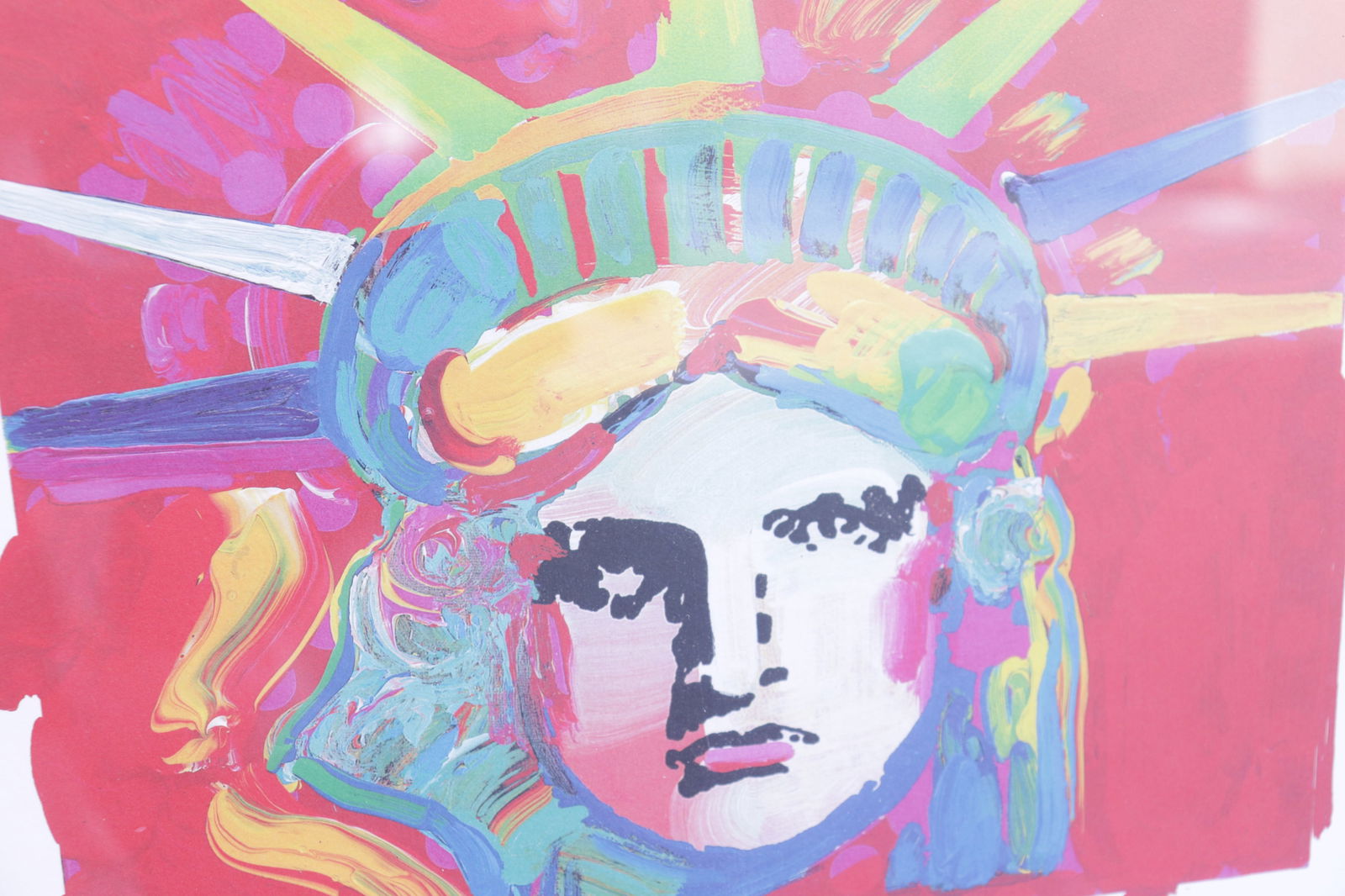 Peter Max liberty art signed - 3