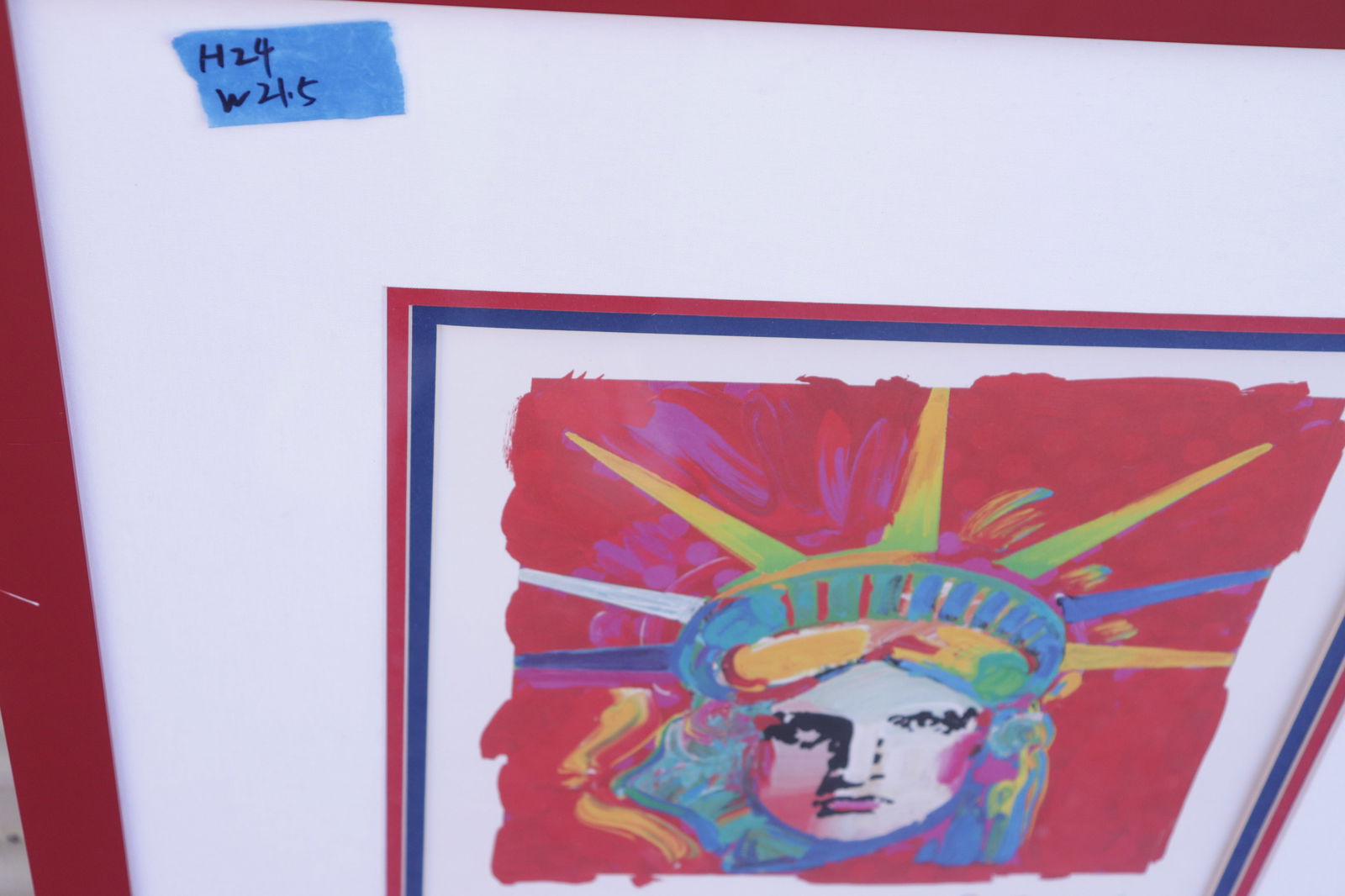 Peter Max liberty art signed - 7