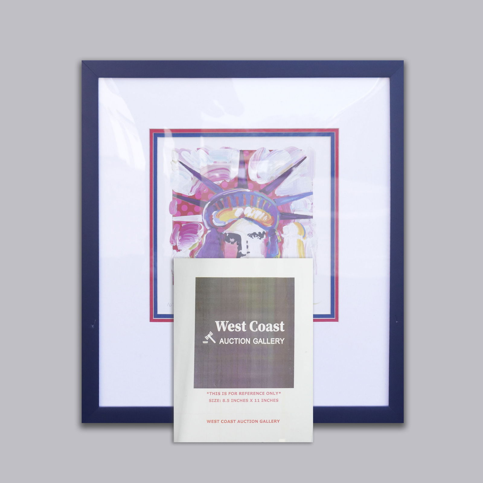 Peter Max liberty art signed - 2