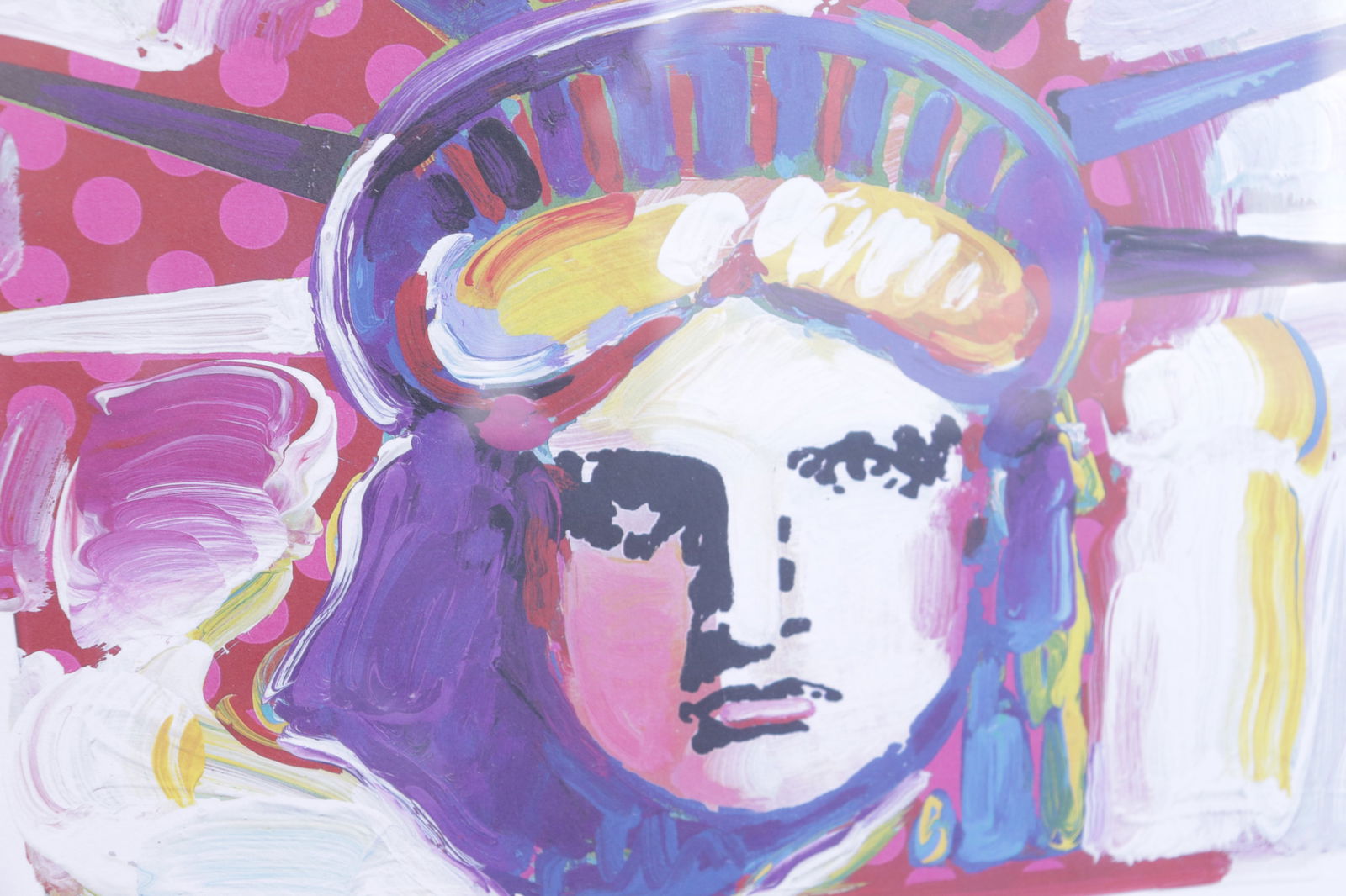 Peter Max liberty art signed - 3