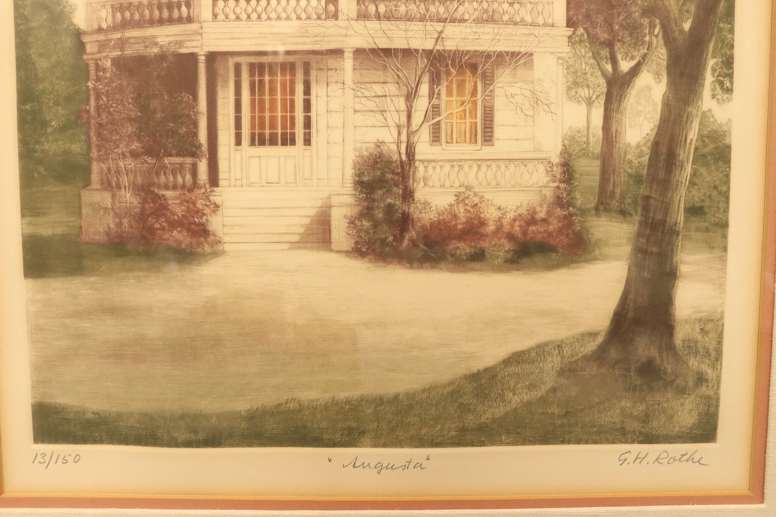 G. H. Rothe signed framed art - 5