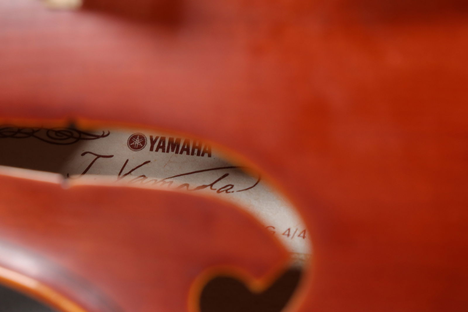 A Yamaha light used violin - 8