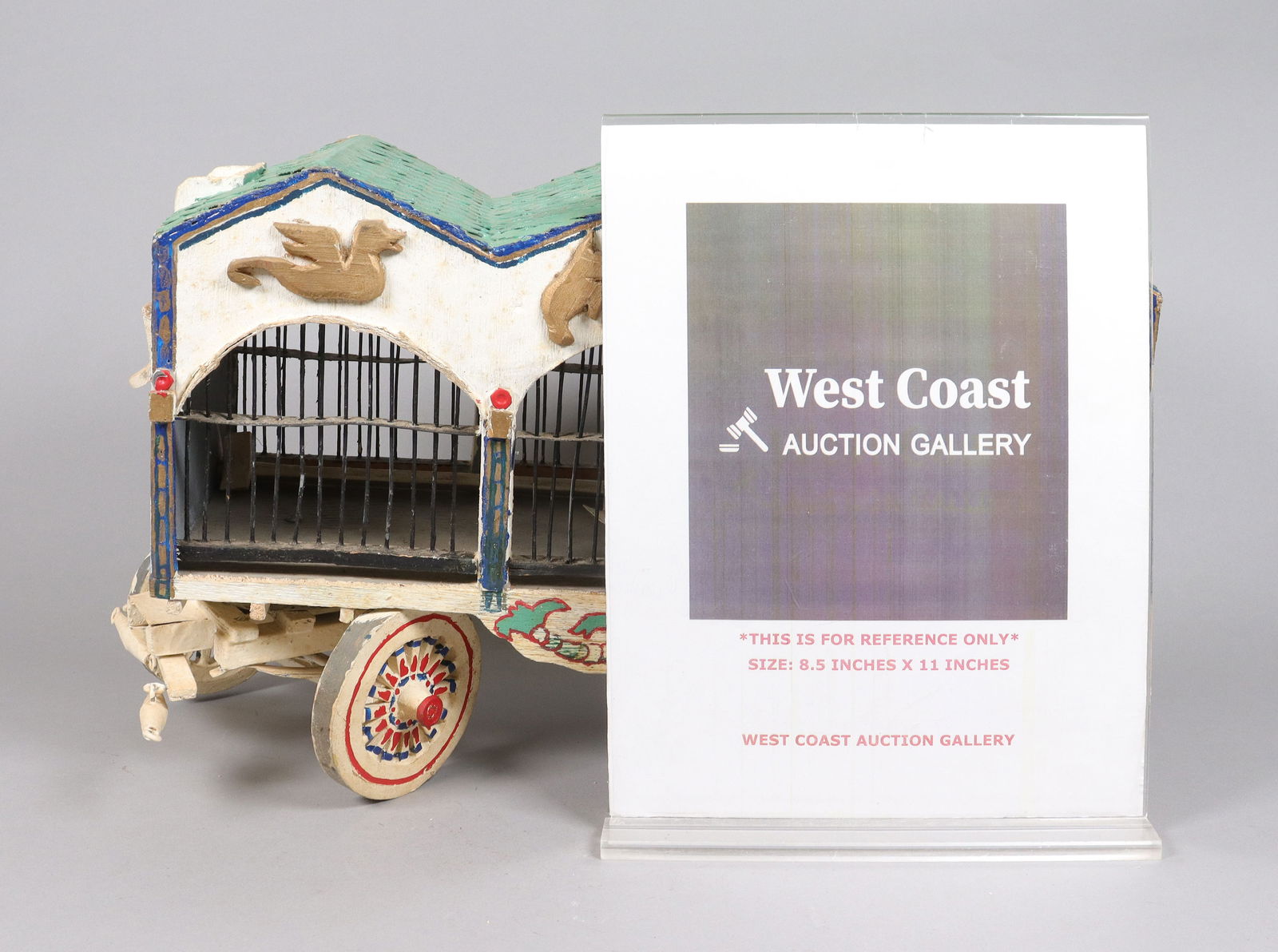 A vintage large wagon toy - 2