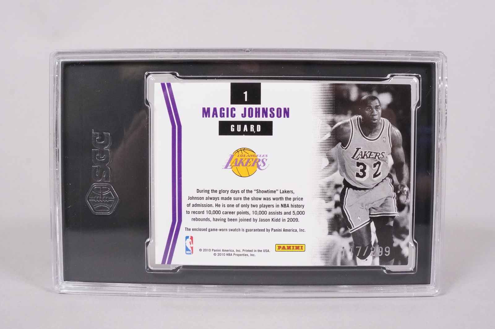 Magic Johnson relic card SGC 9 - 3