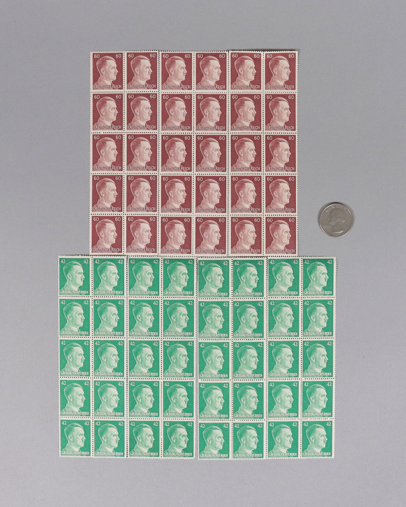 Lots Adolf Hitler stamps - 2