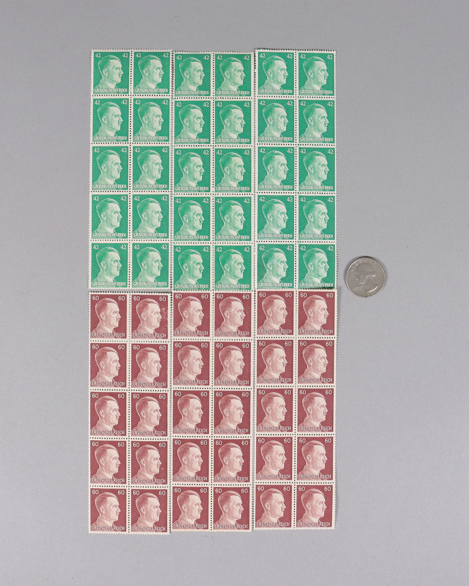 Lots Adolf Hitler stamps - 2