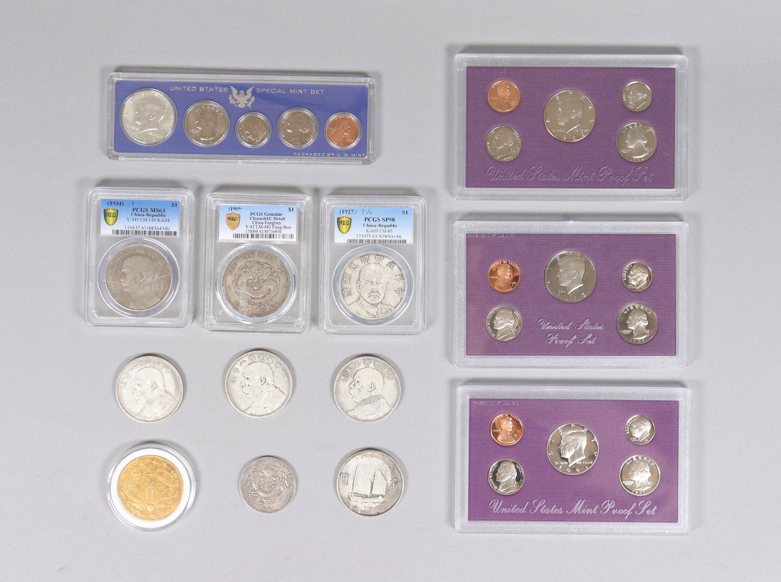 Lots estate coins ungraded: Lots estate coins, ungraded or did not authenticate. Came from an estate. All sales are final, no return. We do not guarantee any grading, material, age, engraving, markings, or authenticity.