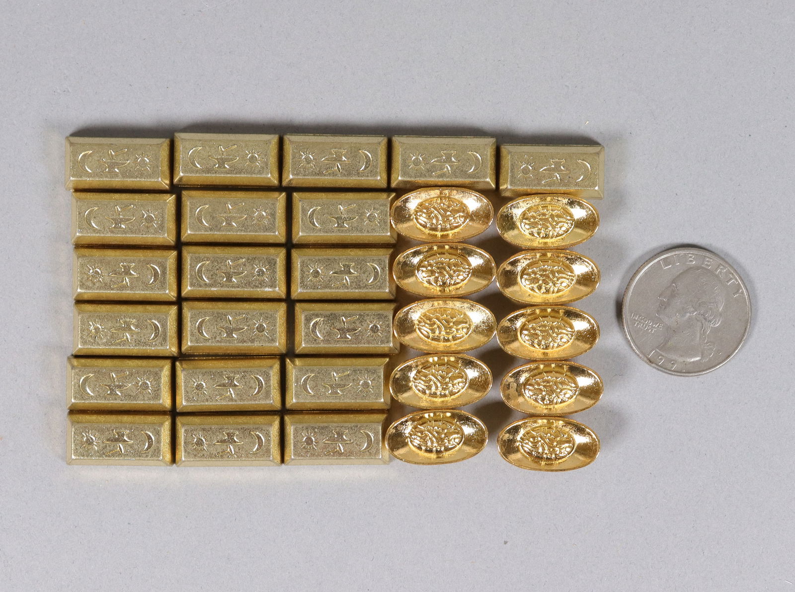 Lots ingots ungraded - 2