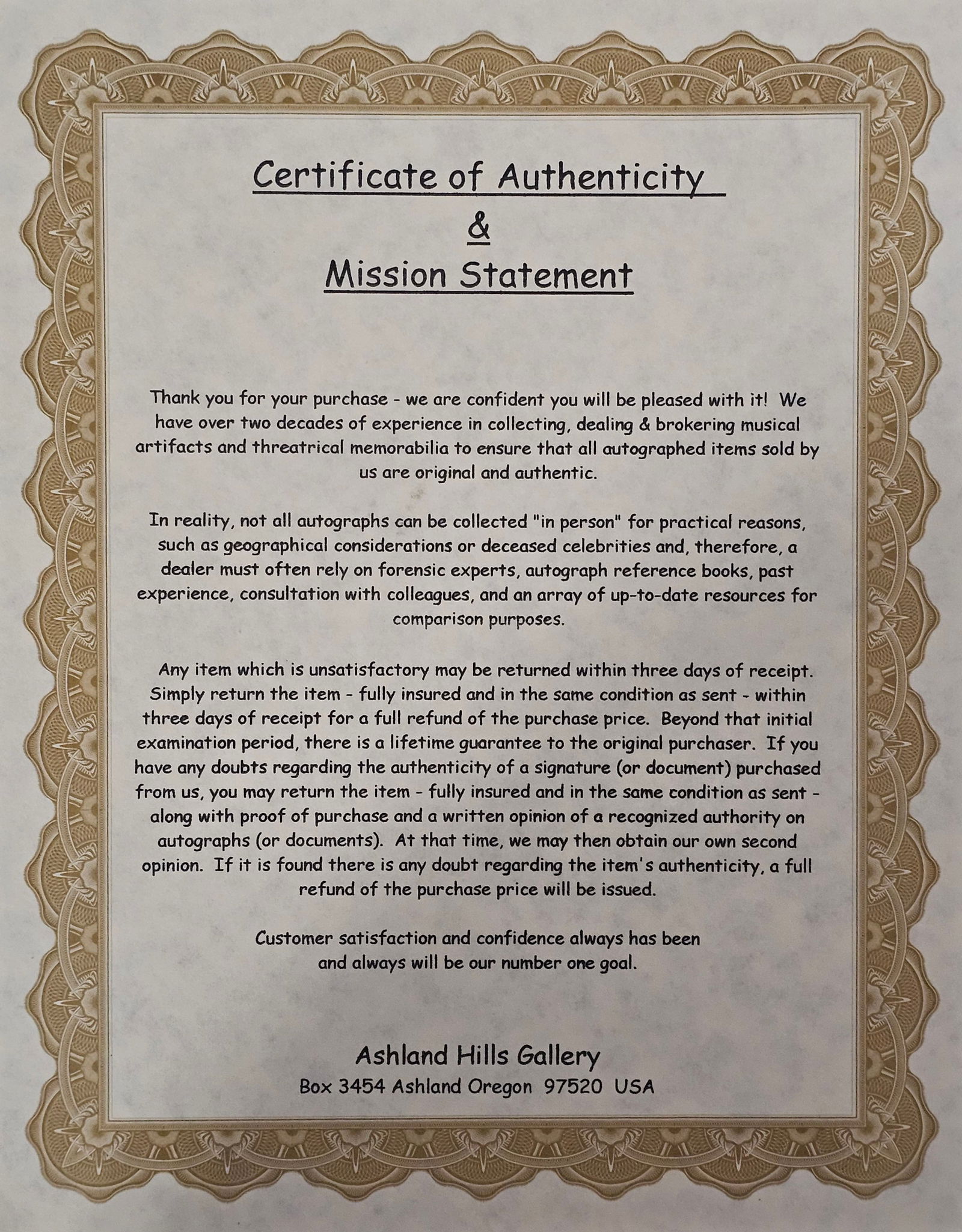 Authentic Elvis Presley signed vinyl cert - 6