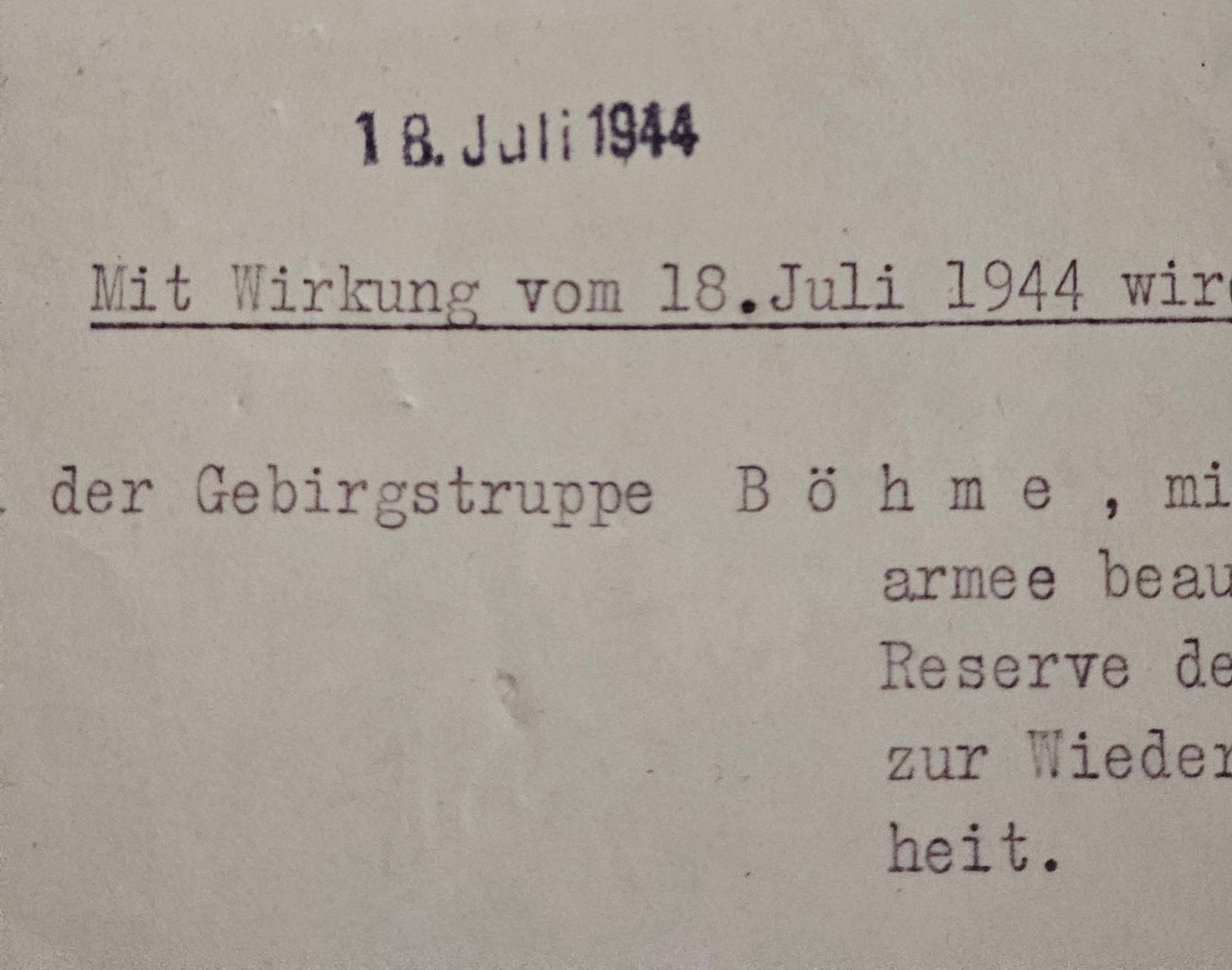 Adolf Hitler hand signed important war document PSA - 6