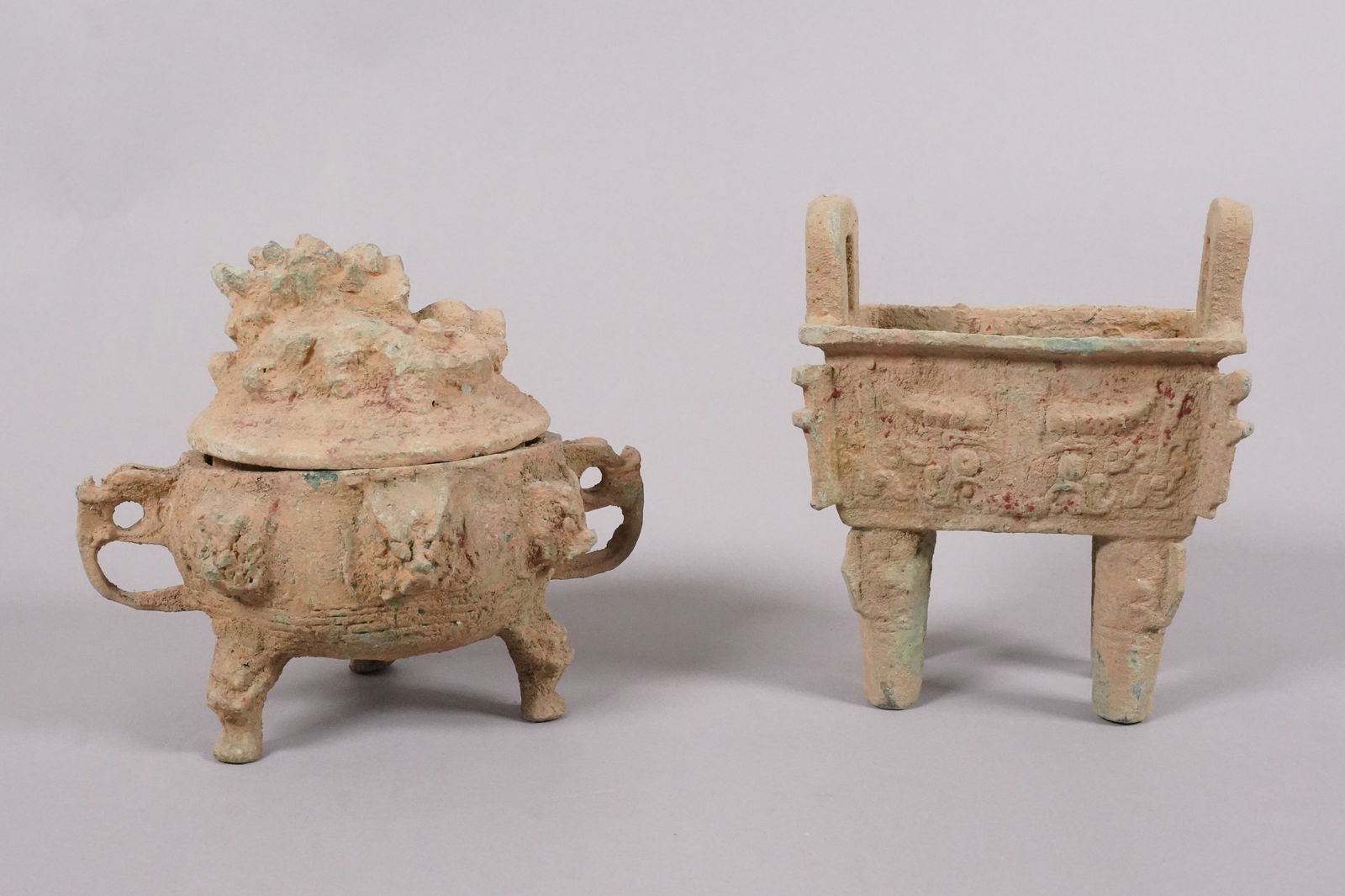 Lots Chinese bronze items: Lots Chinese fine bronze items. Largest H: 6.5 x W: 5.5."