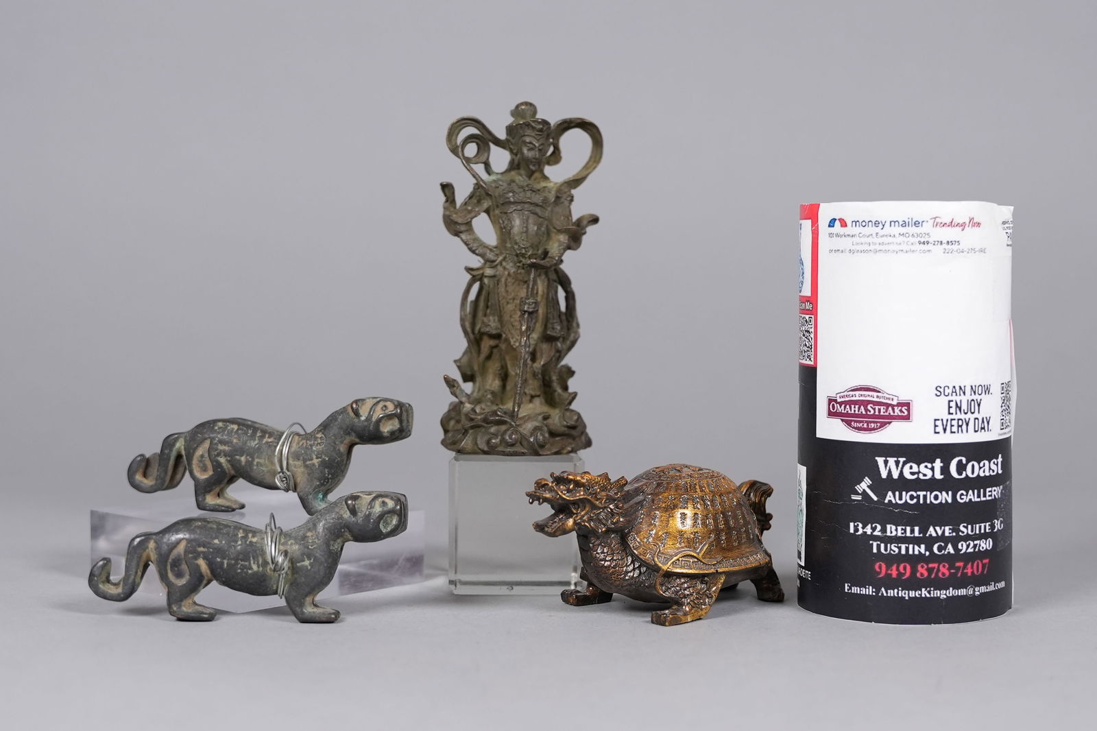 Lots Chinese metallic items - 2