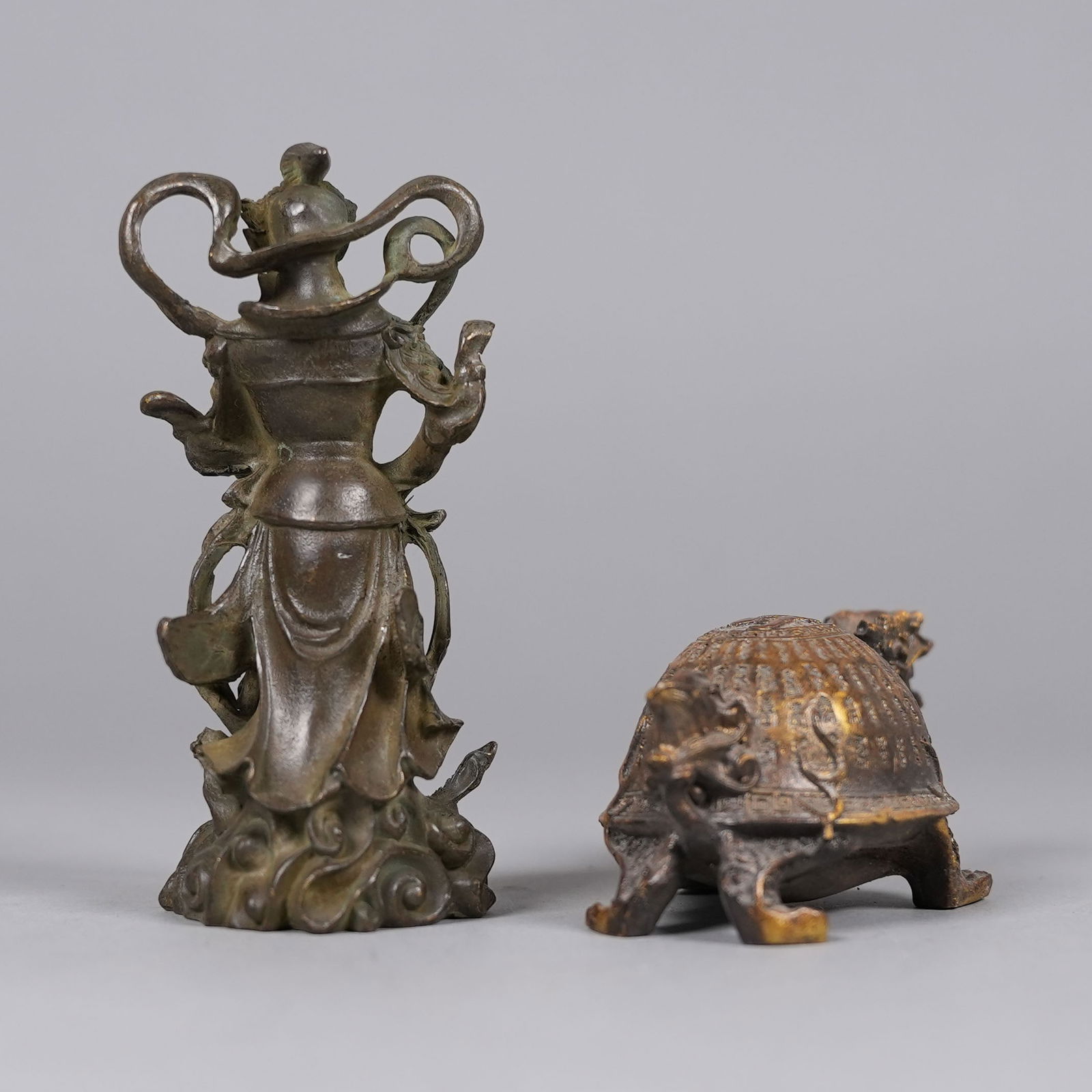 Lots Chinese metallic items - 4