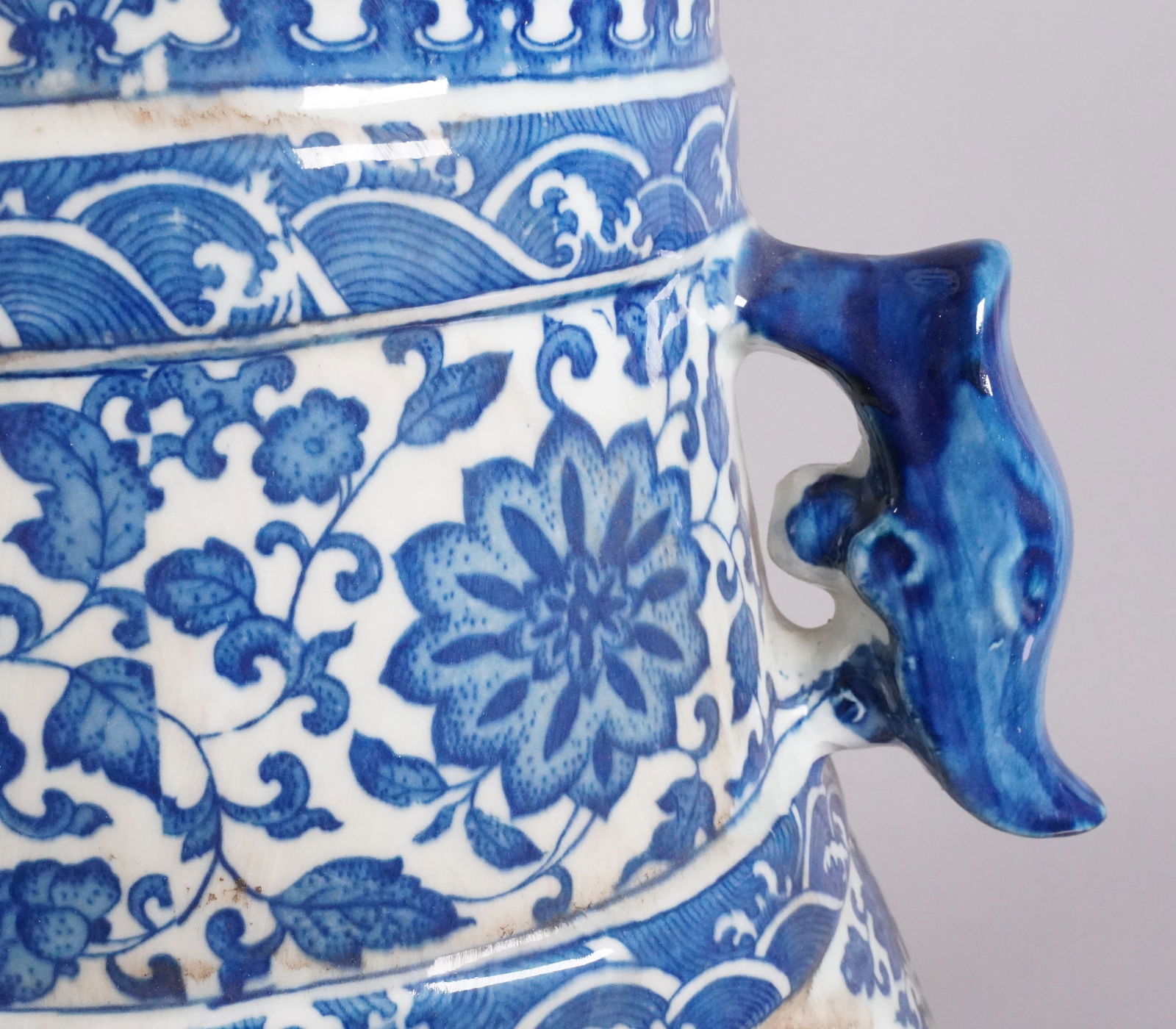 Chinese important large handled vase - 5